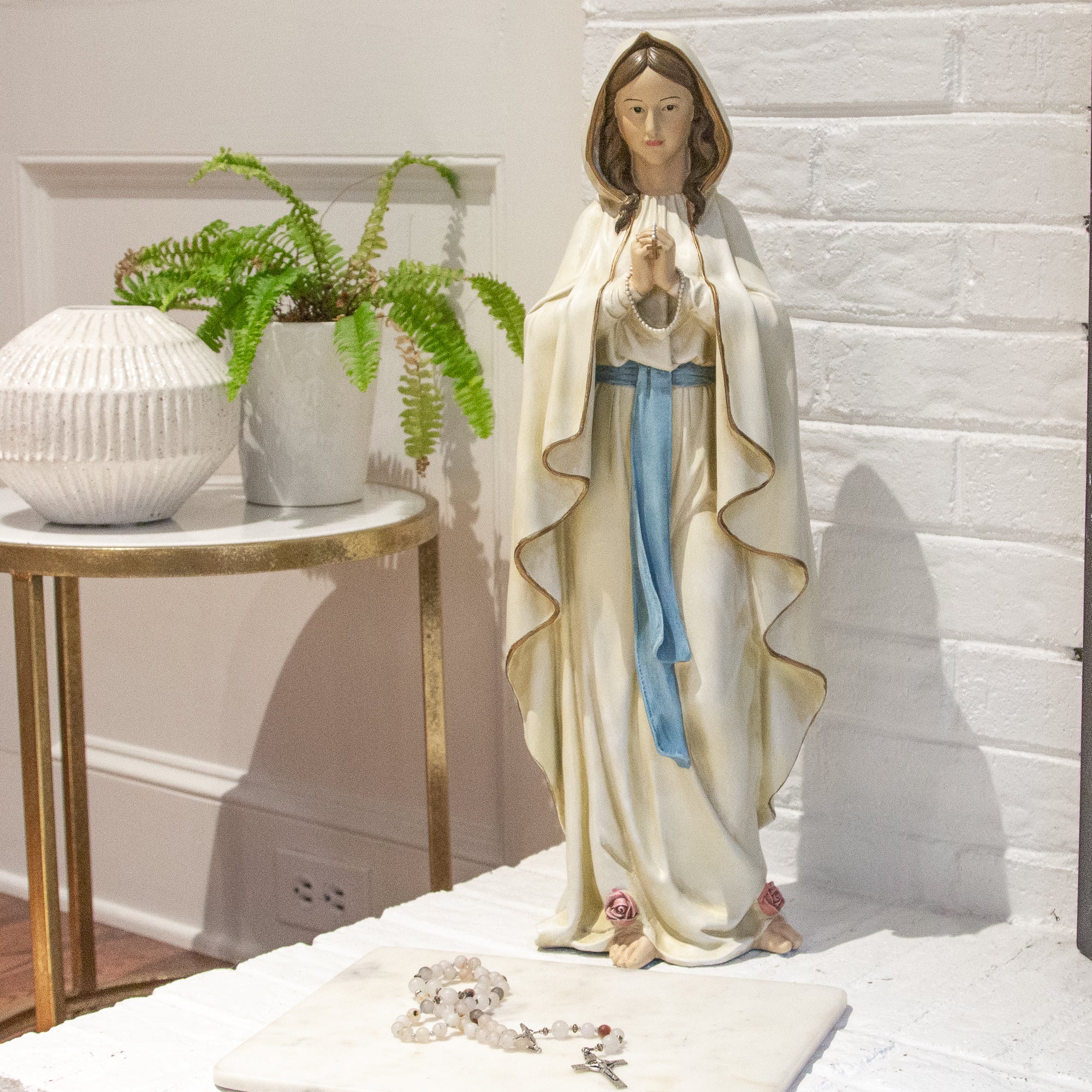 Our Lady of Lourdes Statue, 24"