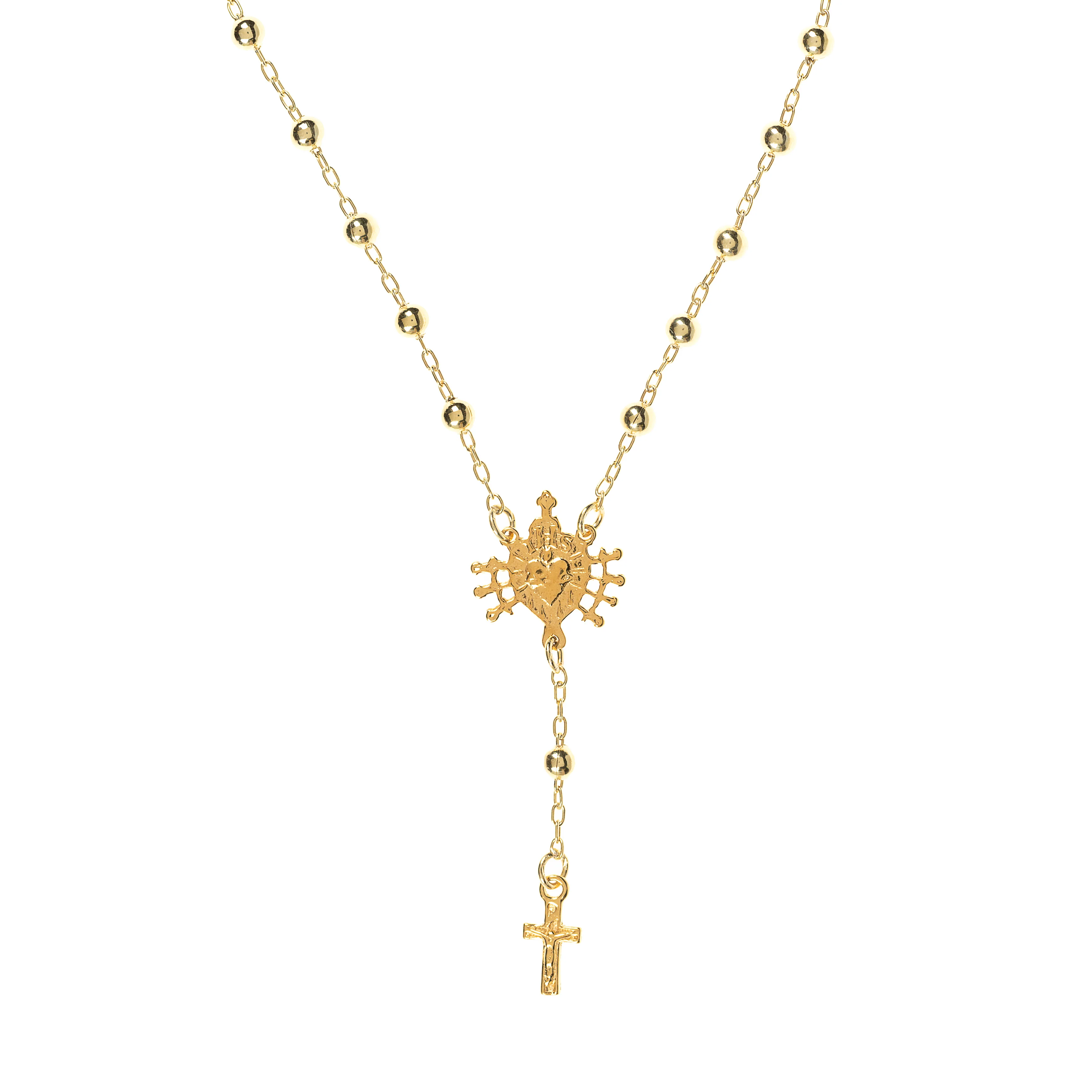 Our Lady of Sorrows Gold Necklace - Image 3