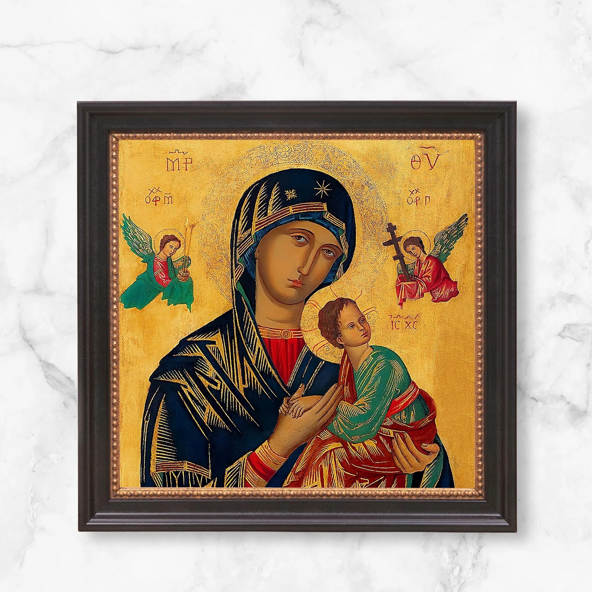 Our Lady Perpetual Help Framed Canvas - Sacred Mini Collection - Image 9