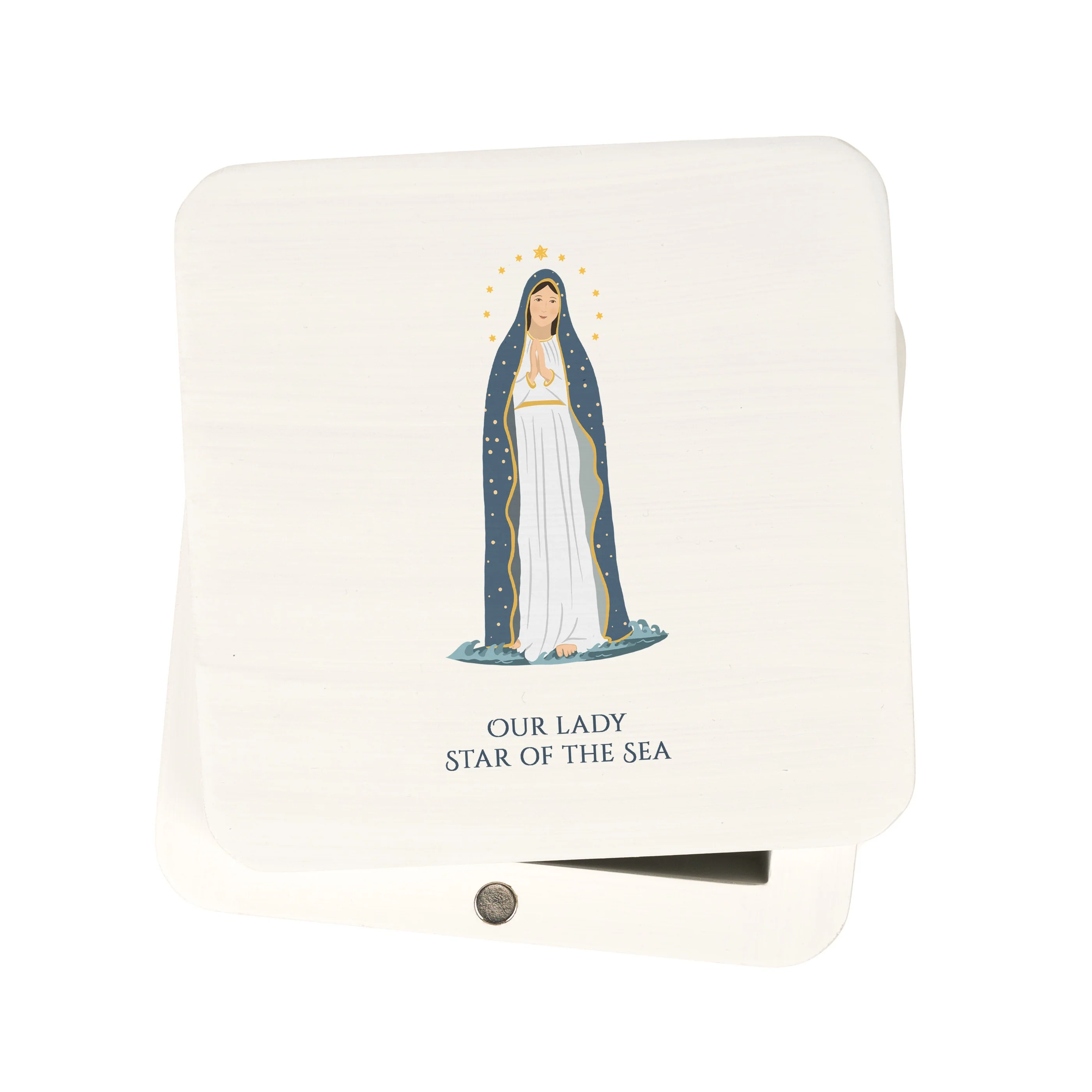 Our Lady Star of Sea White Magnetic box - Image 2