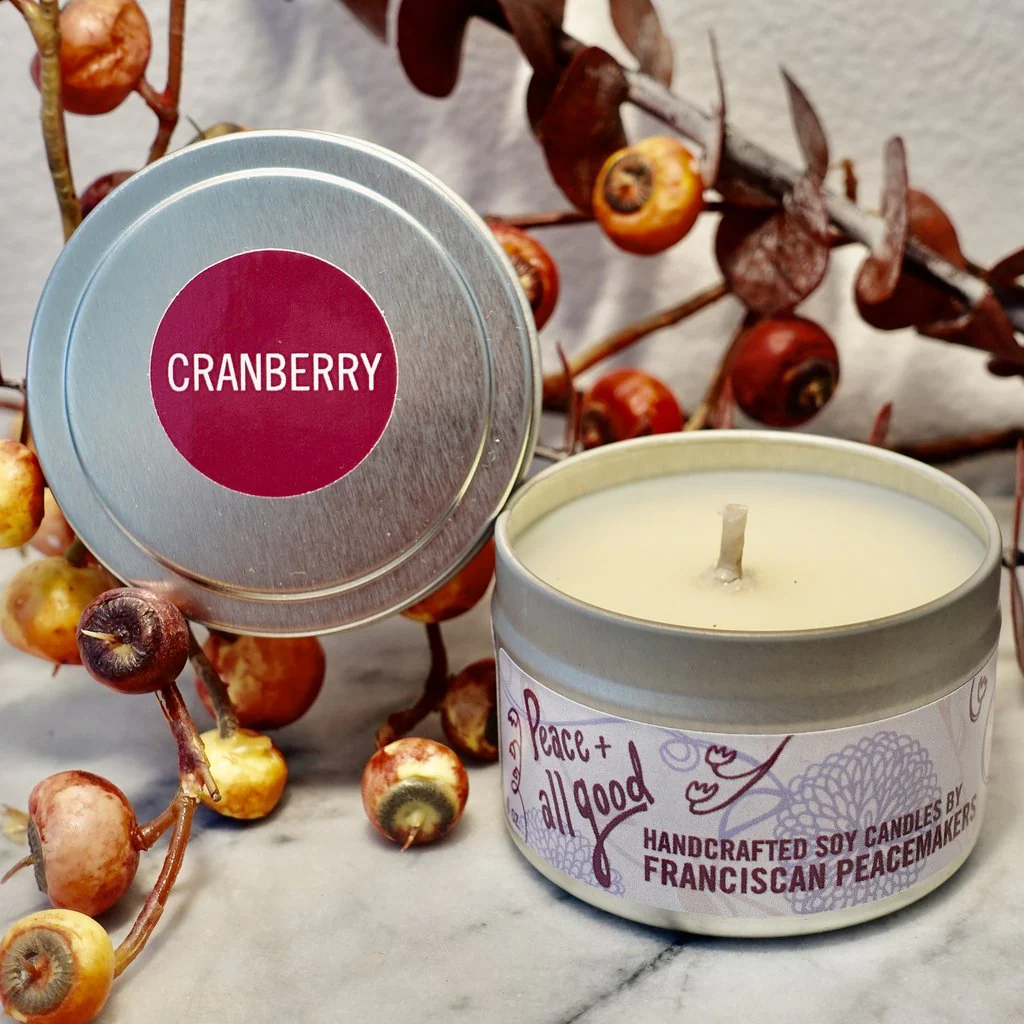 Peace & All Good Cranberry Soy Candle - 4 oz