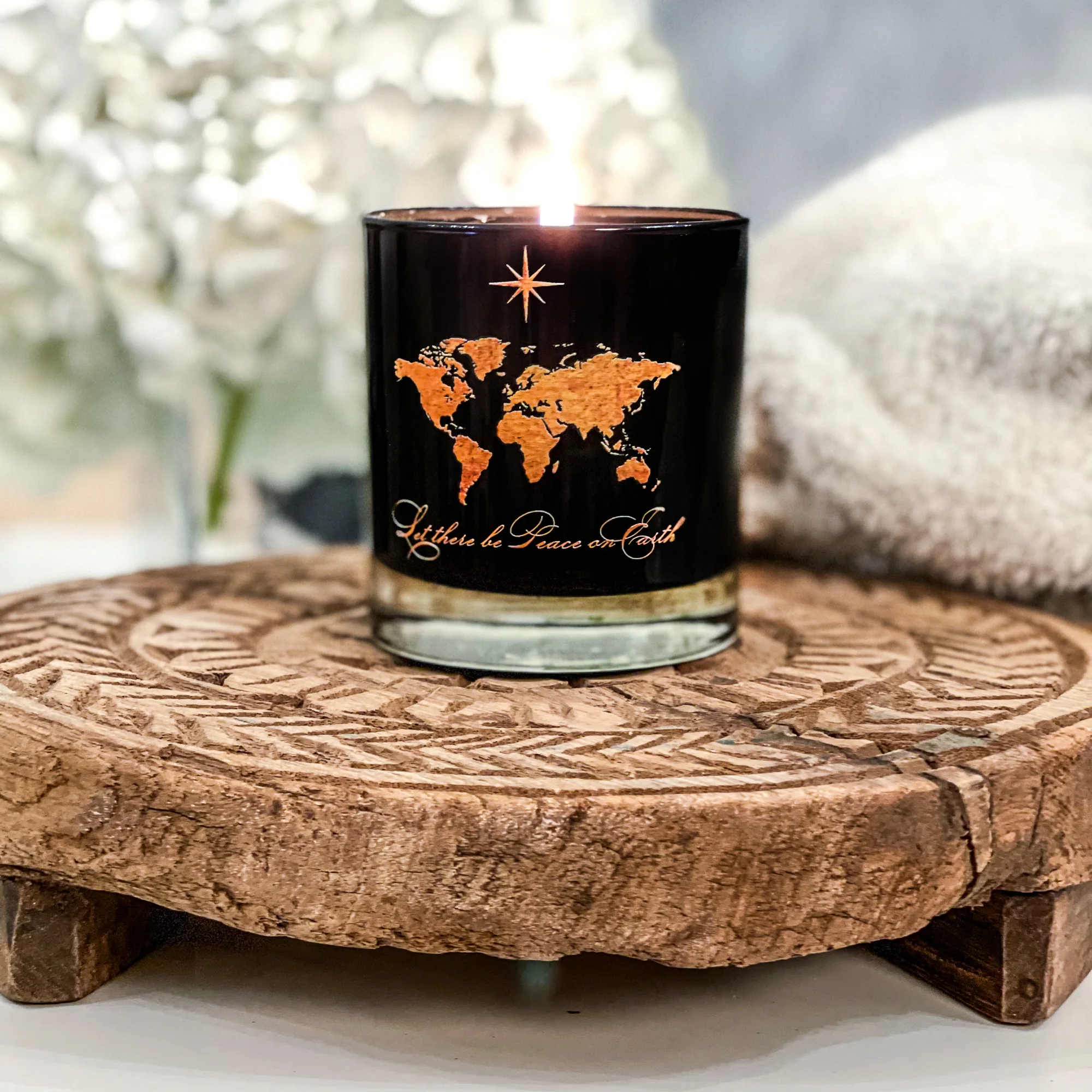Peace on Earth Candle - Image 3
