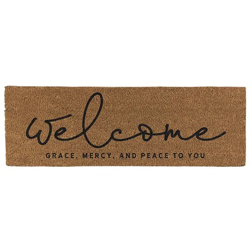 Peace to You Welcome Mat-30" x 10"