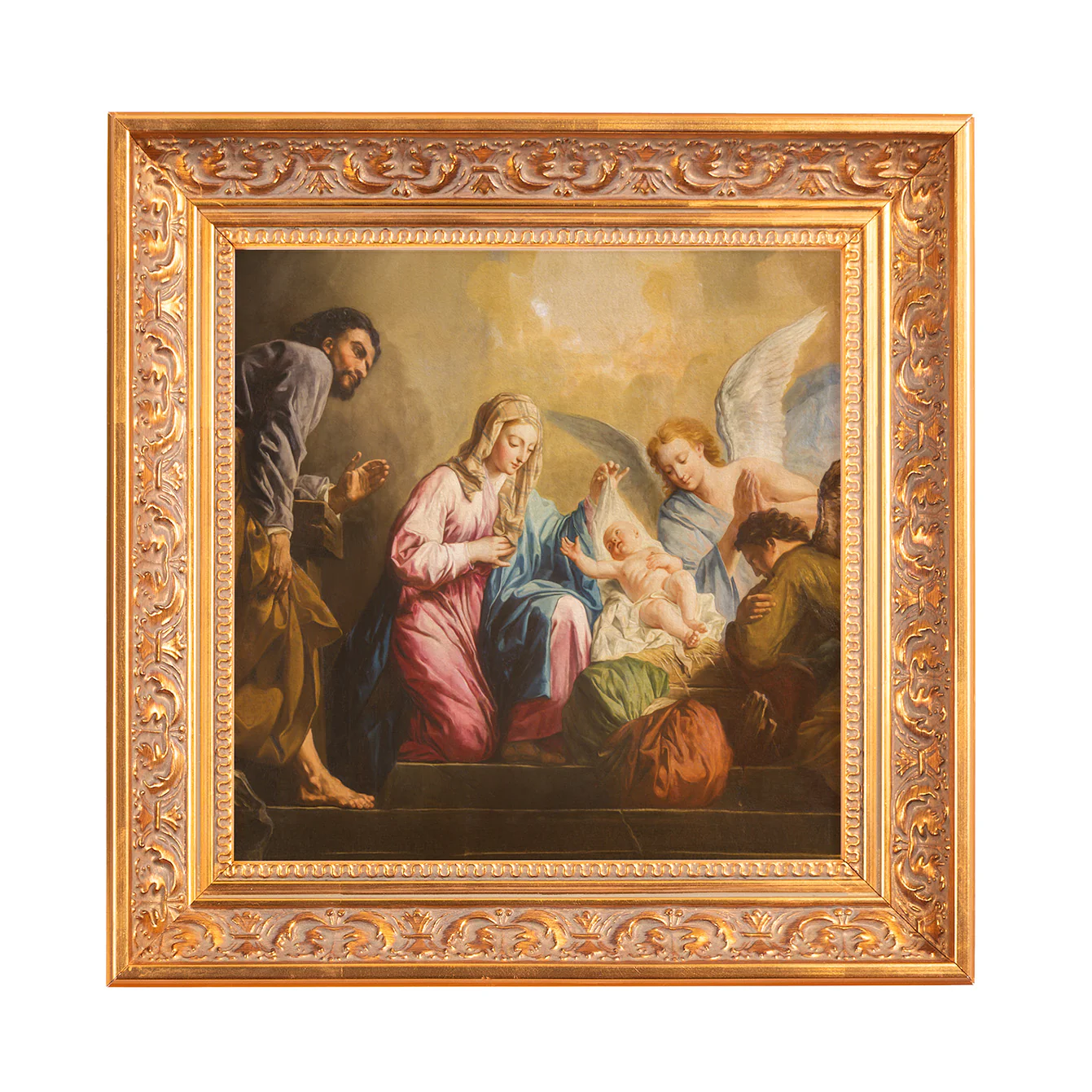 Pellegrini's The Nativity Framed Canvas - Sacred Mini Collection - Image 3