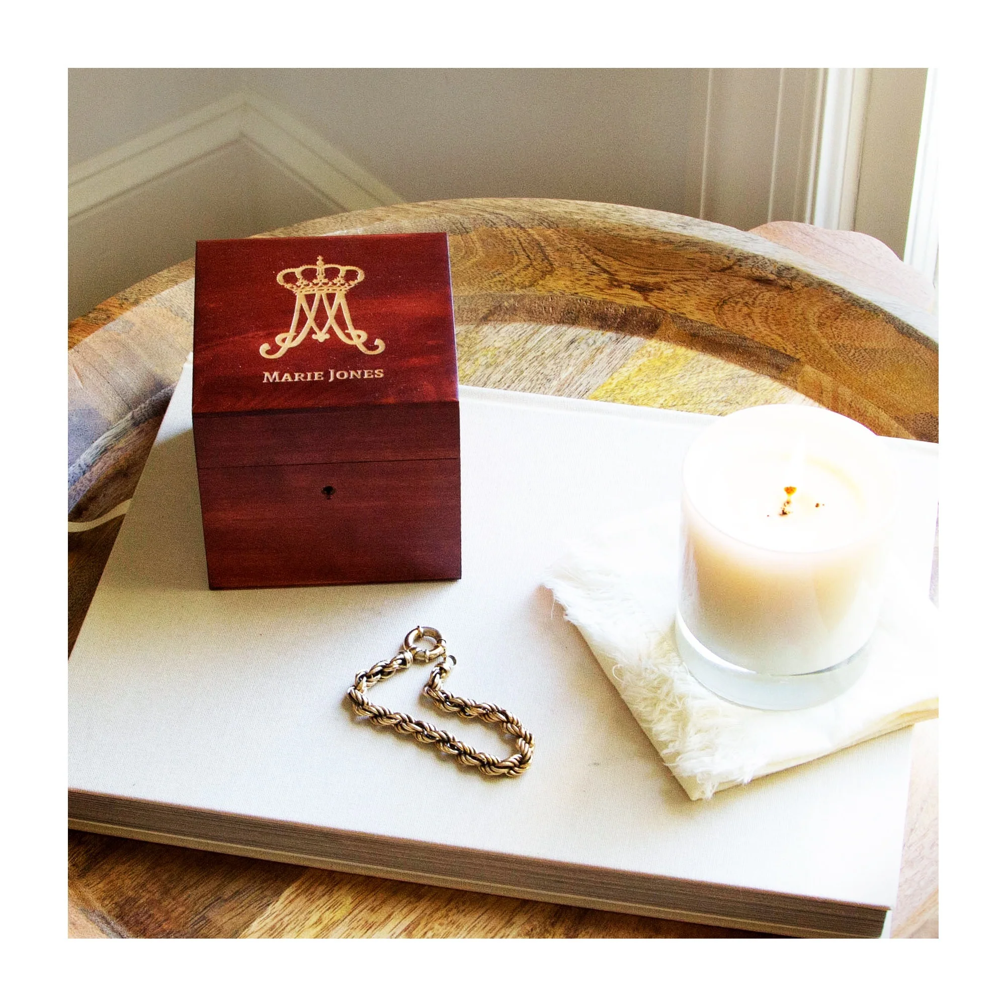 Personalized Ave Maria Rosary Box