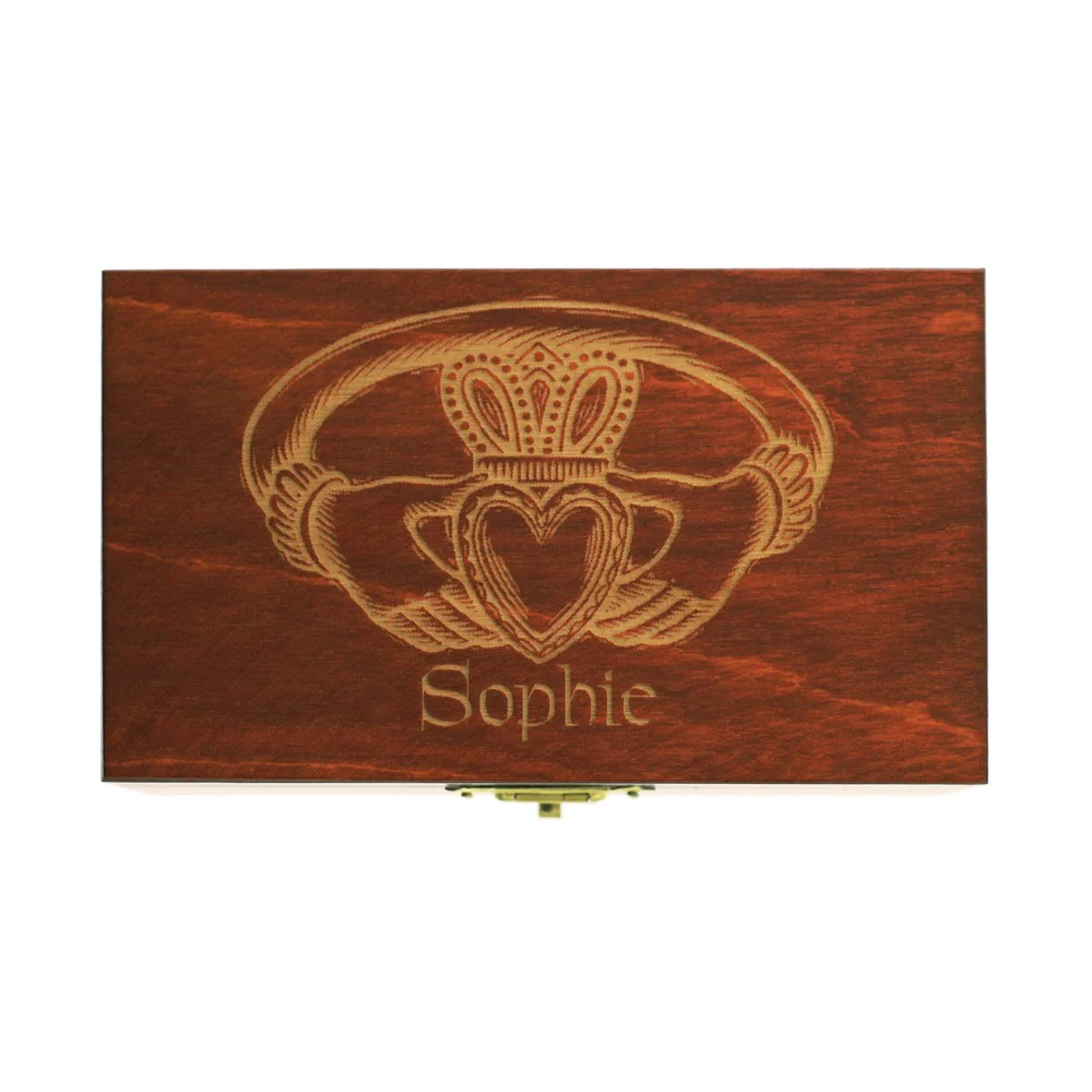 Personalized Claddagh Box