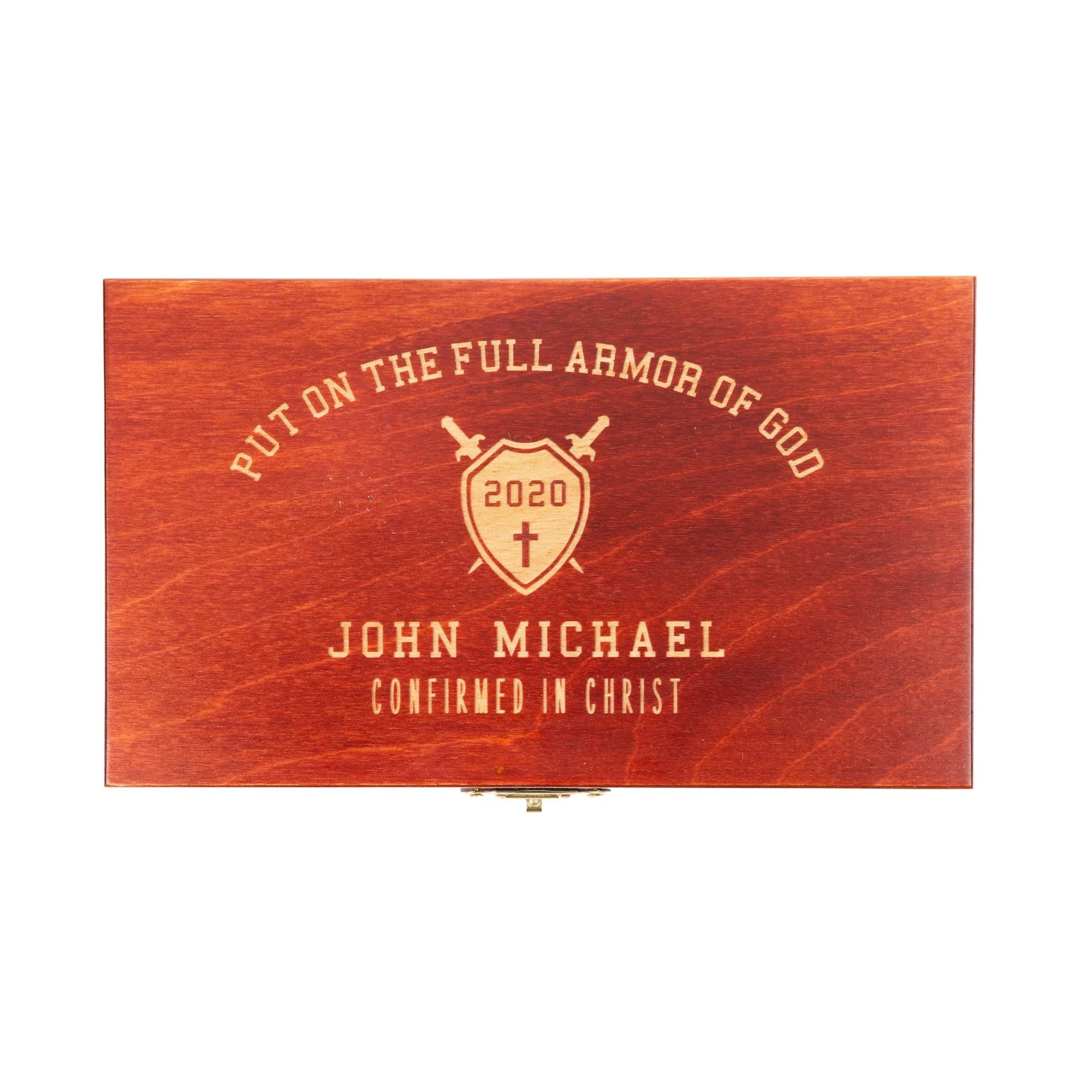 Personalized Confirmation Armor of God Keepsake Box - Image 2