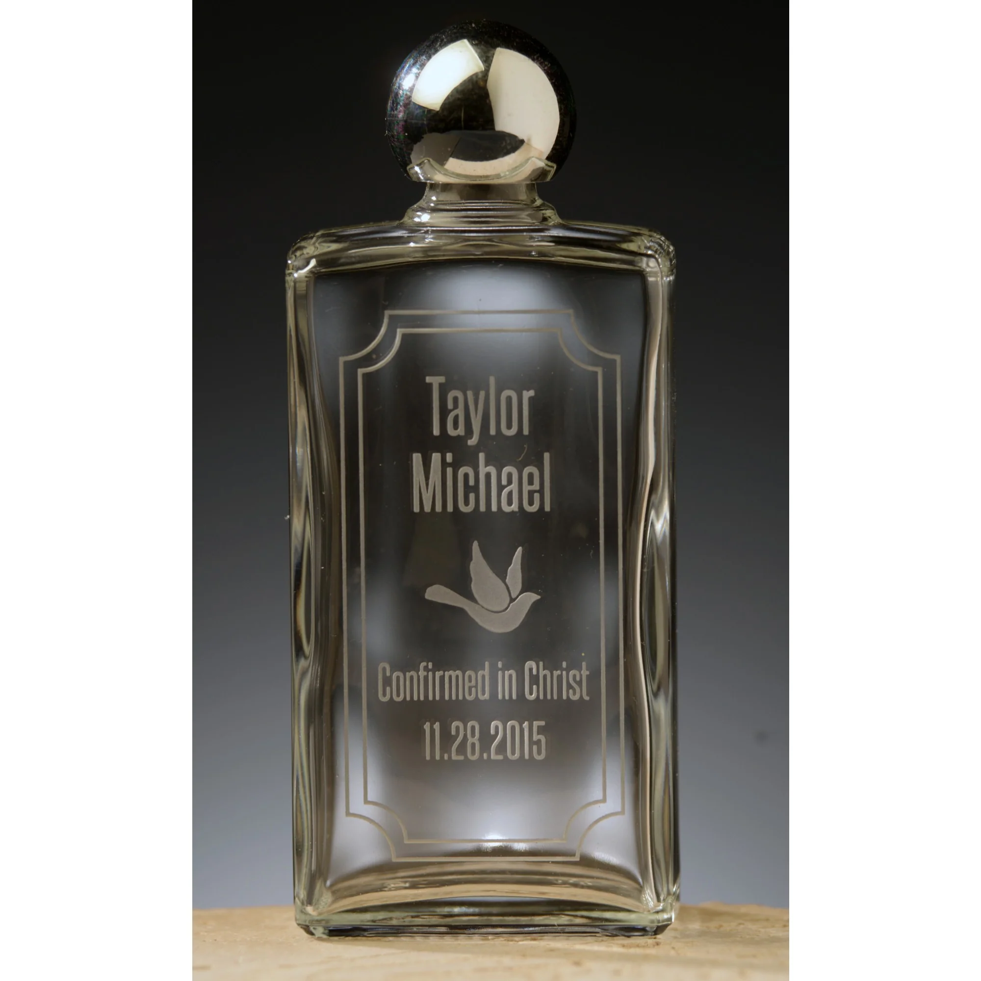 Personalized Confirmation Holy Water Bottle - Image 2