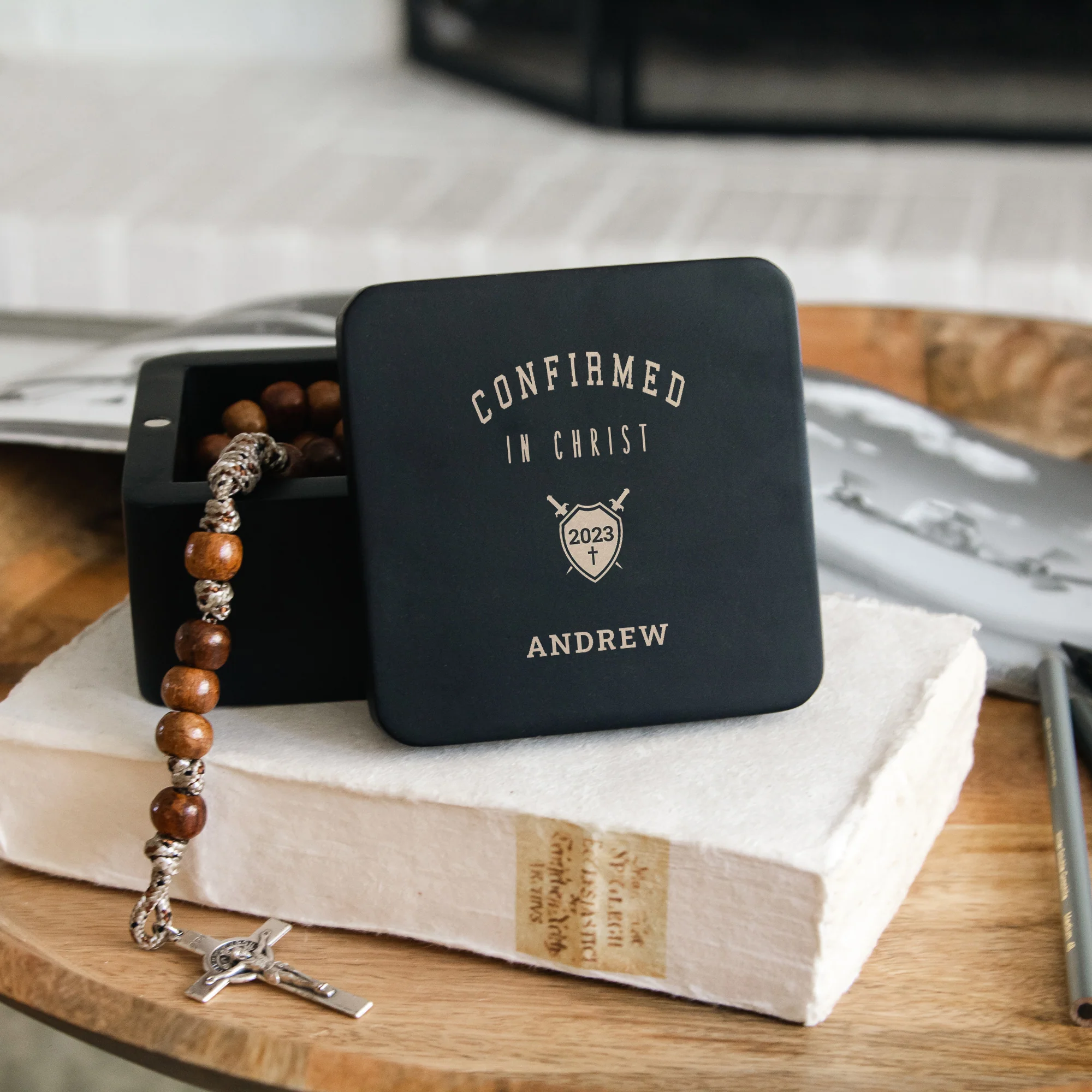 Personalized Confirmation Magnetic Keepsake Box
