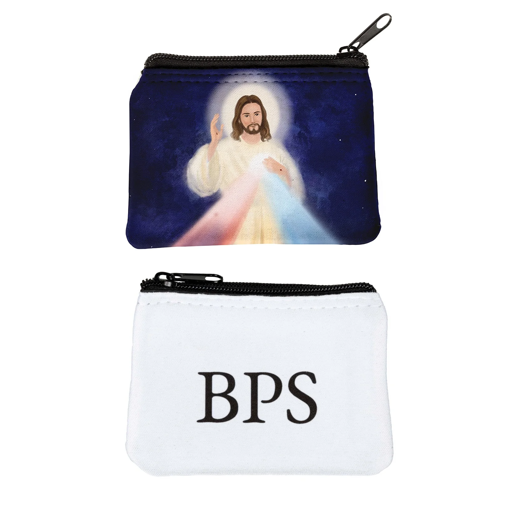 Personalized Divine Mercy Night Sky Rosary Pouch - Image 2