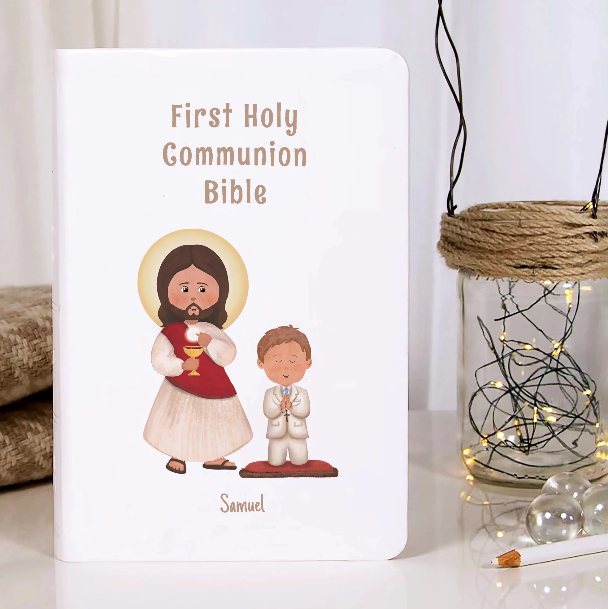 Personalized First Communion Bible for Boys - Image 6