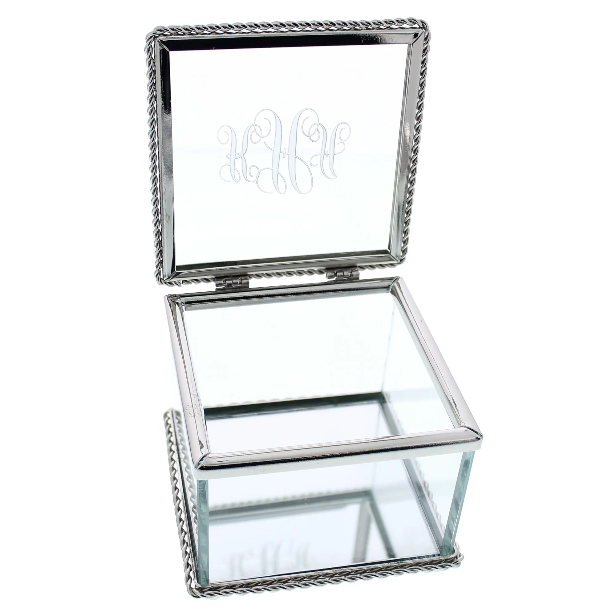Personalized Glass Rosary Box - Image 3