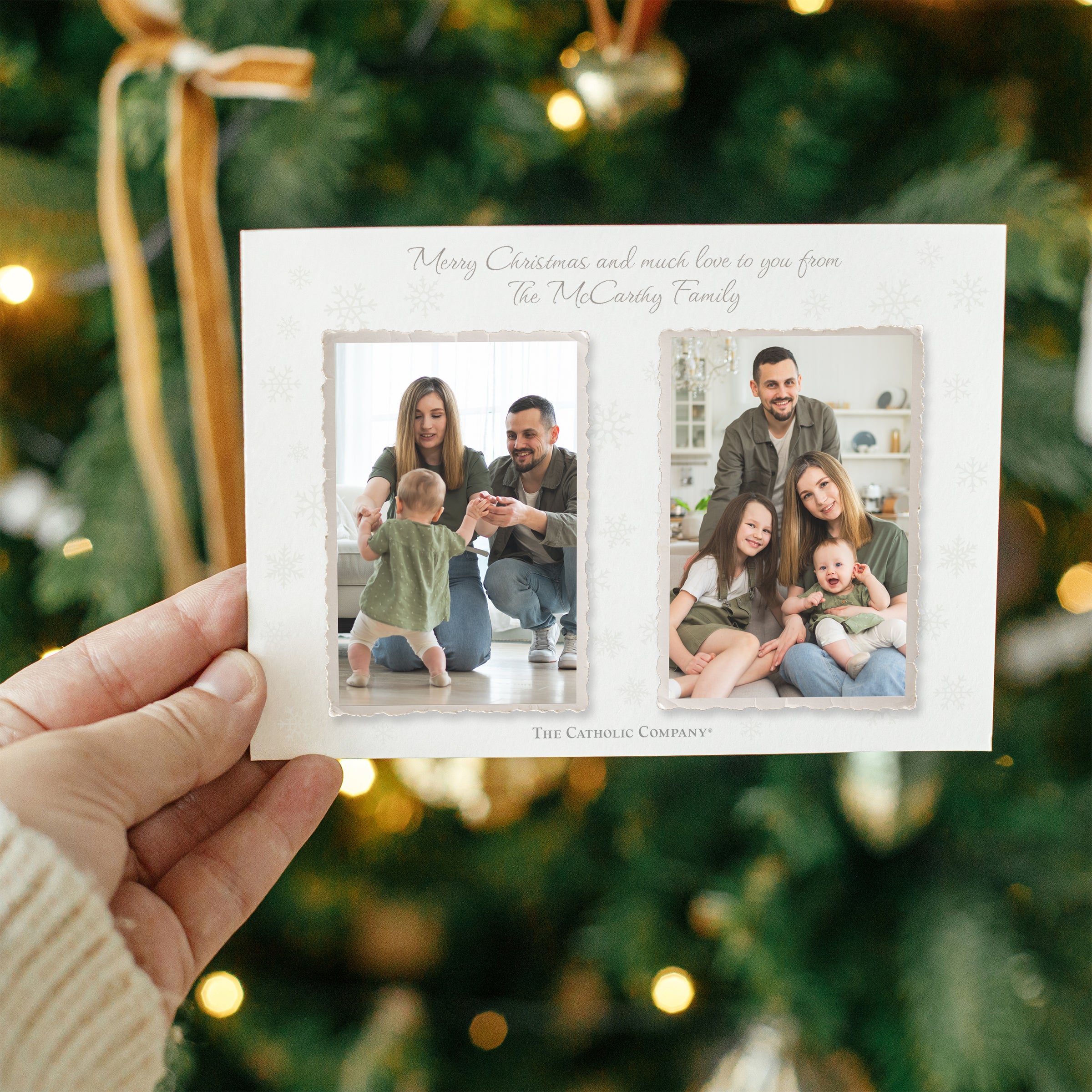 Personalized God's Blessings Photo Christmas Cards - Image 2