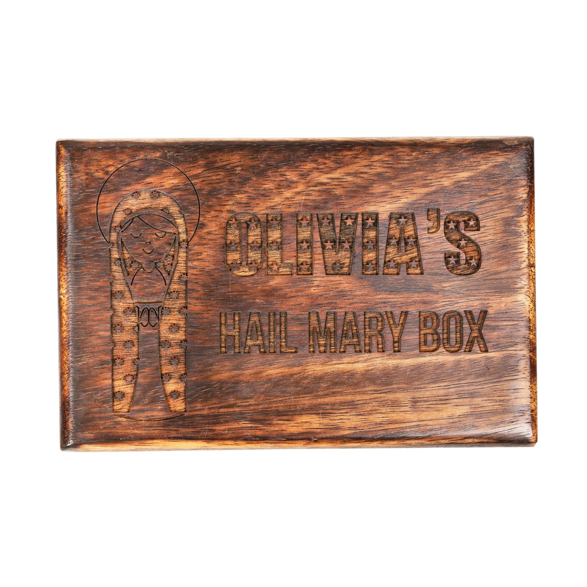 Personalized Hail Mary Saint Box - Image 5