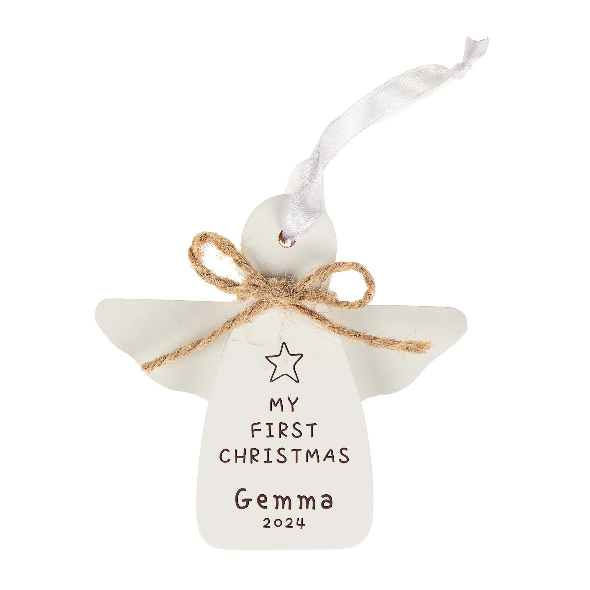 Personalized My First Christmas Angel Ornament - Image 2