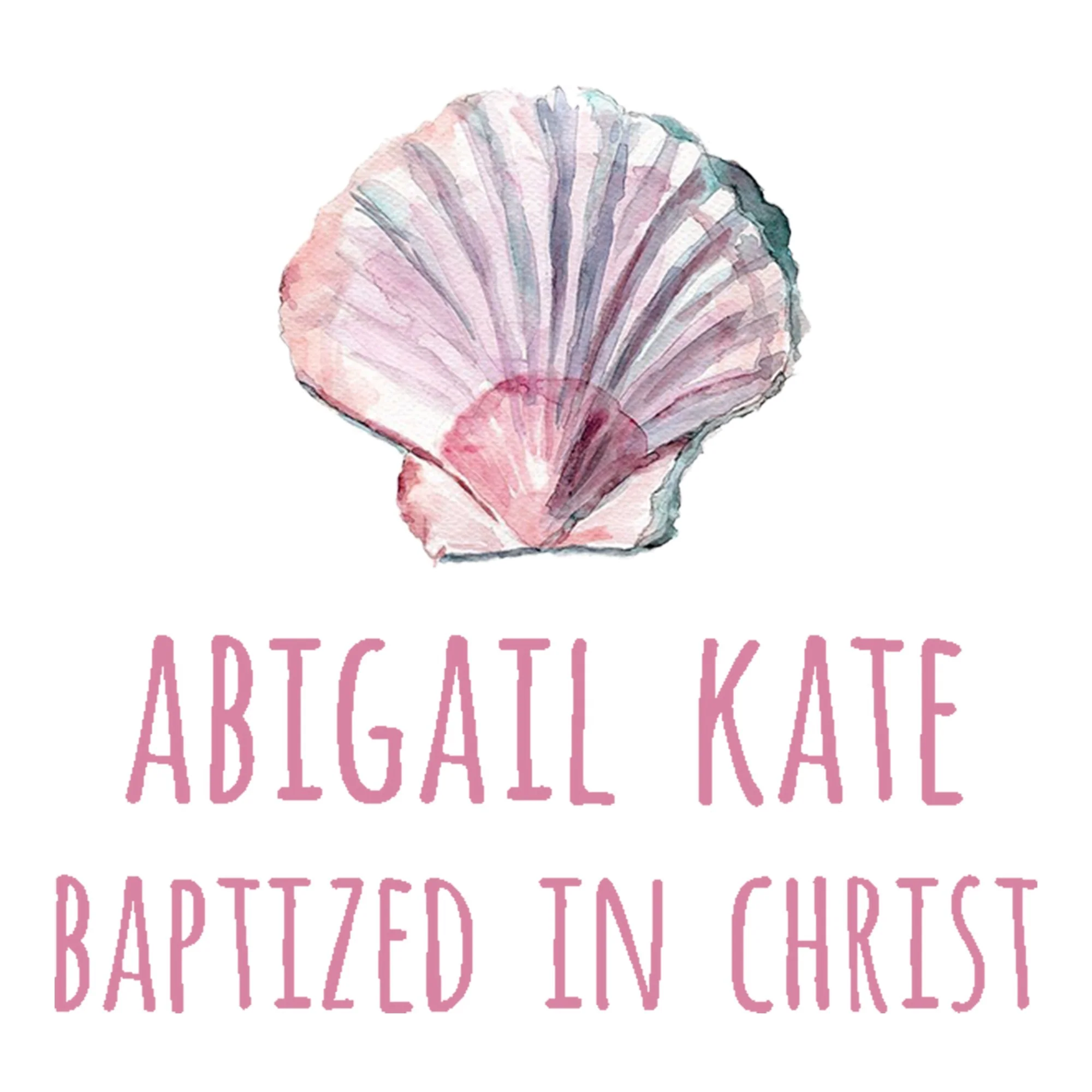 Personalized Pink Baptism Gown