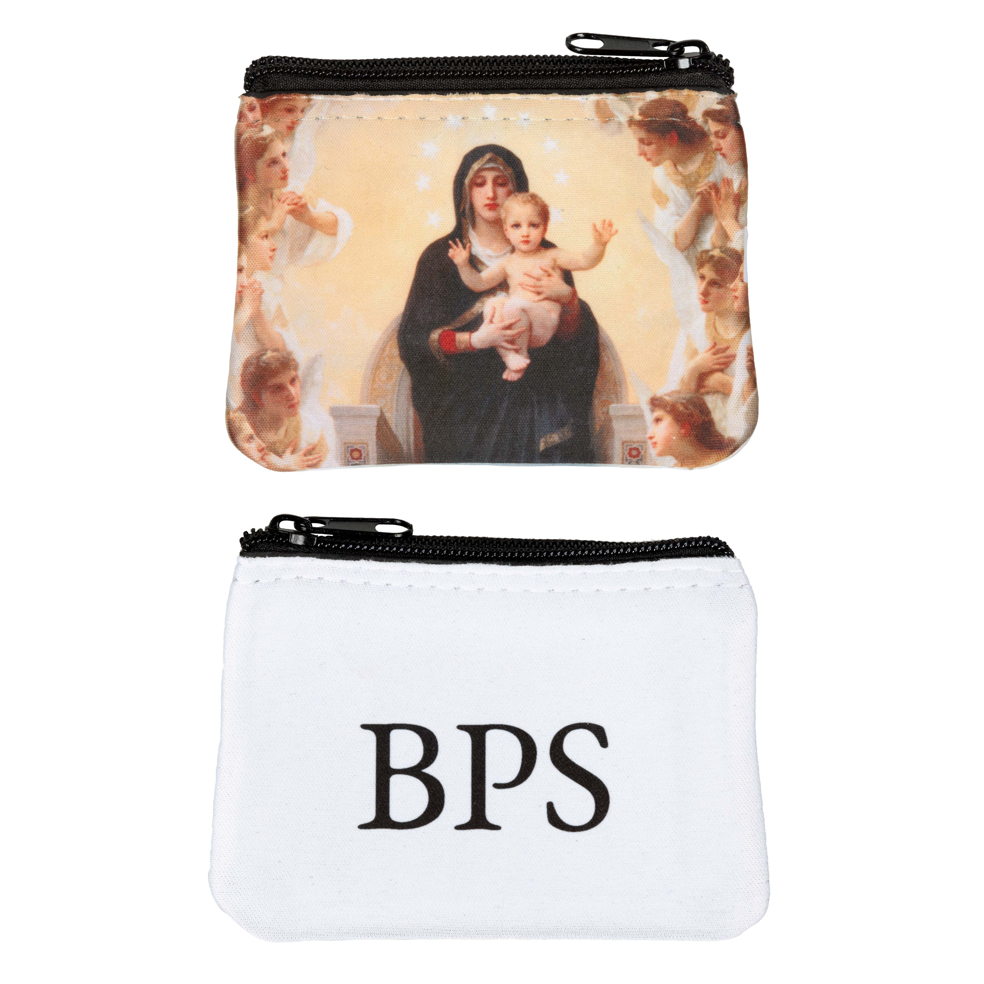 Personalized Queen of Angels Rosary Pouch - Image 4