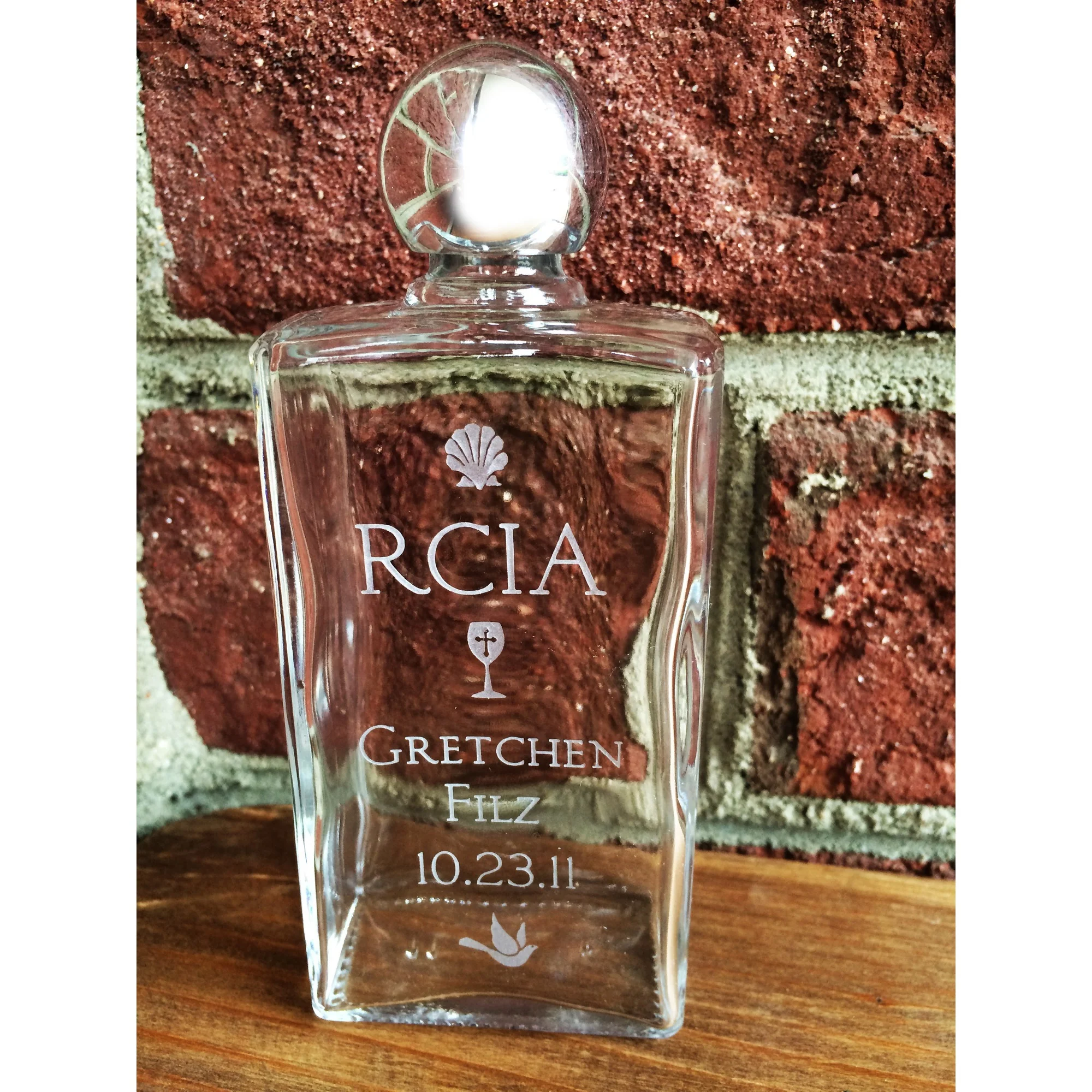 Personalized RCIA Holy Water Bottle - Image 3