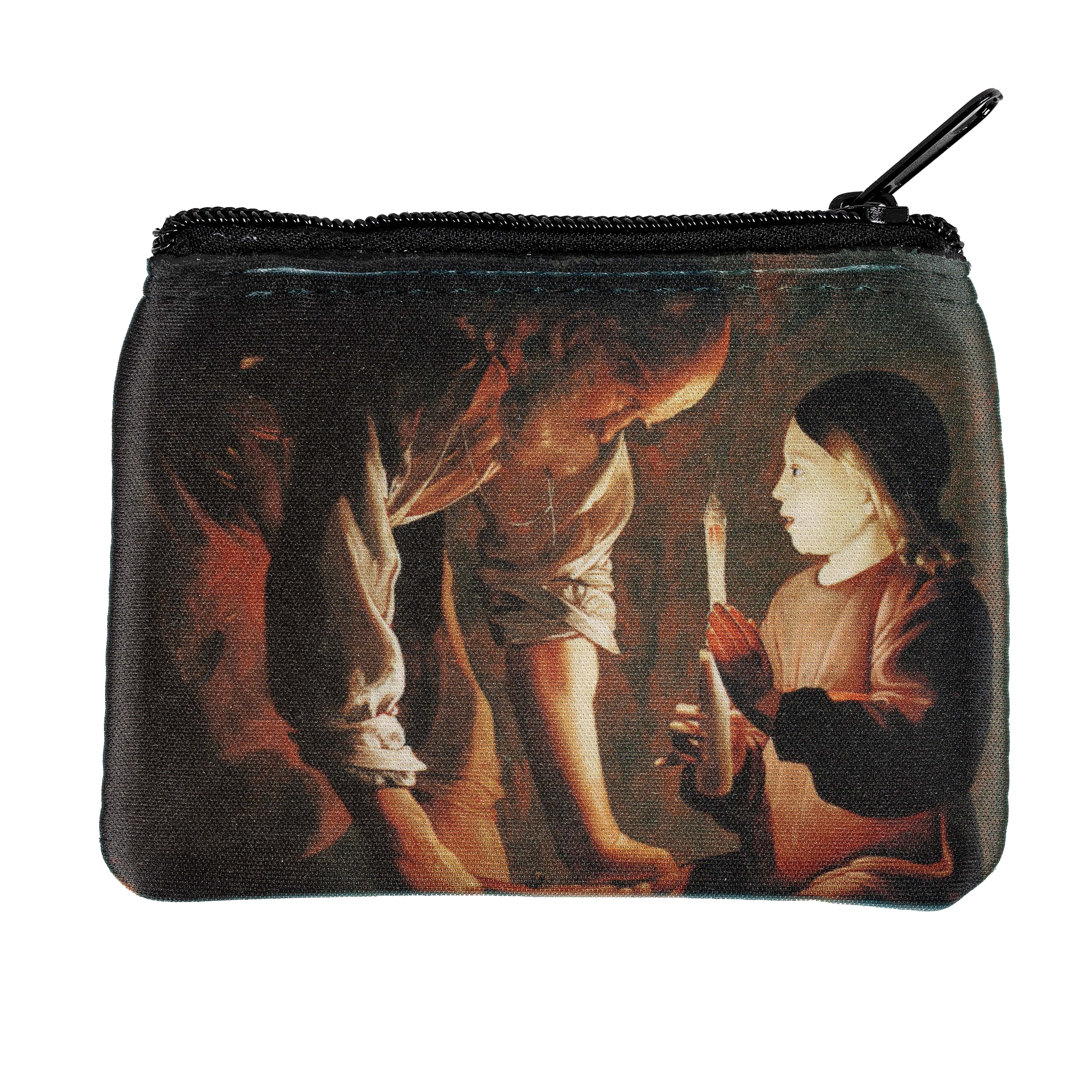 Personalized Saint Joseph the Carpenter Rosary Pouch - Image 4