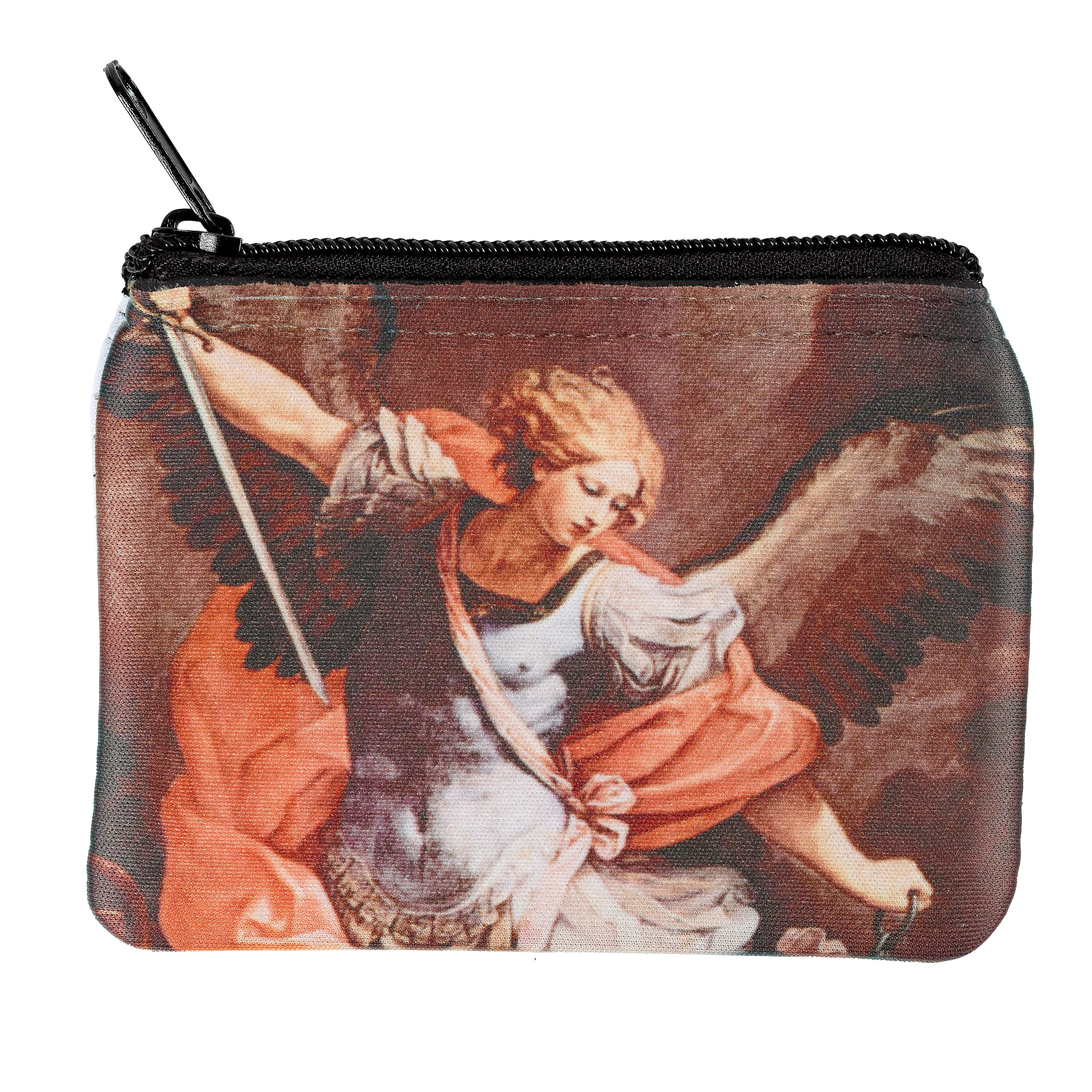 Personalized Saint Michael Rosary Pouch - Image 3