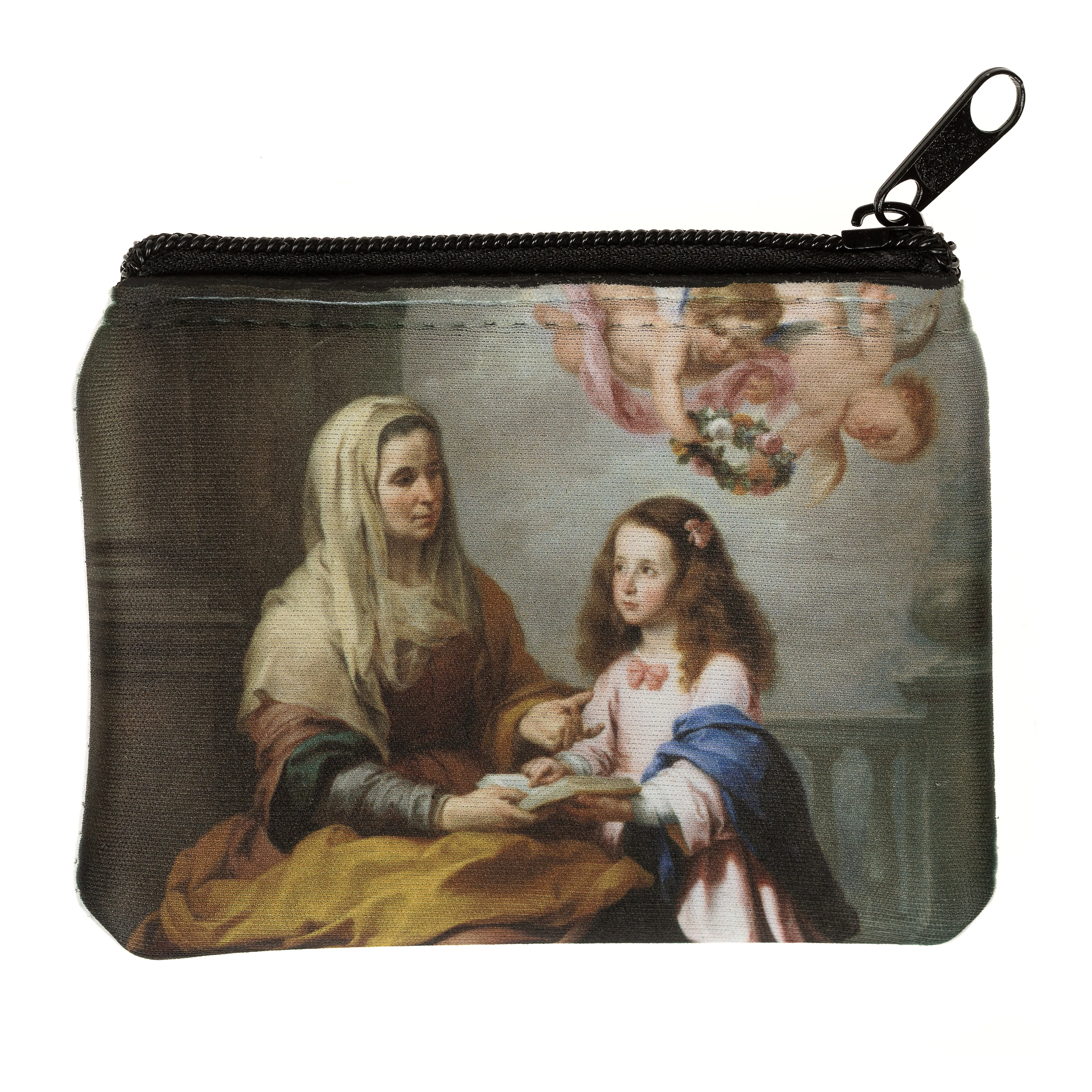 Personalized St. Ann Rosary Pouch - Image 4