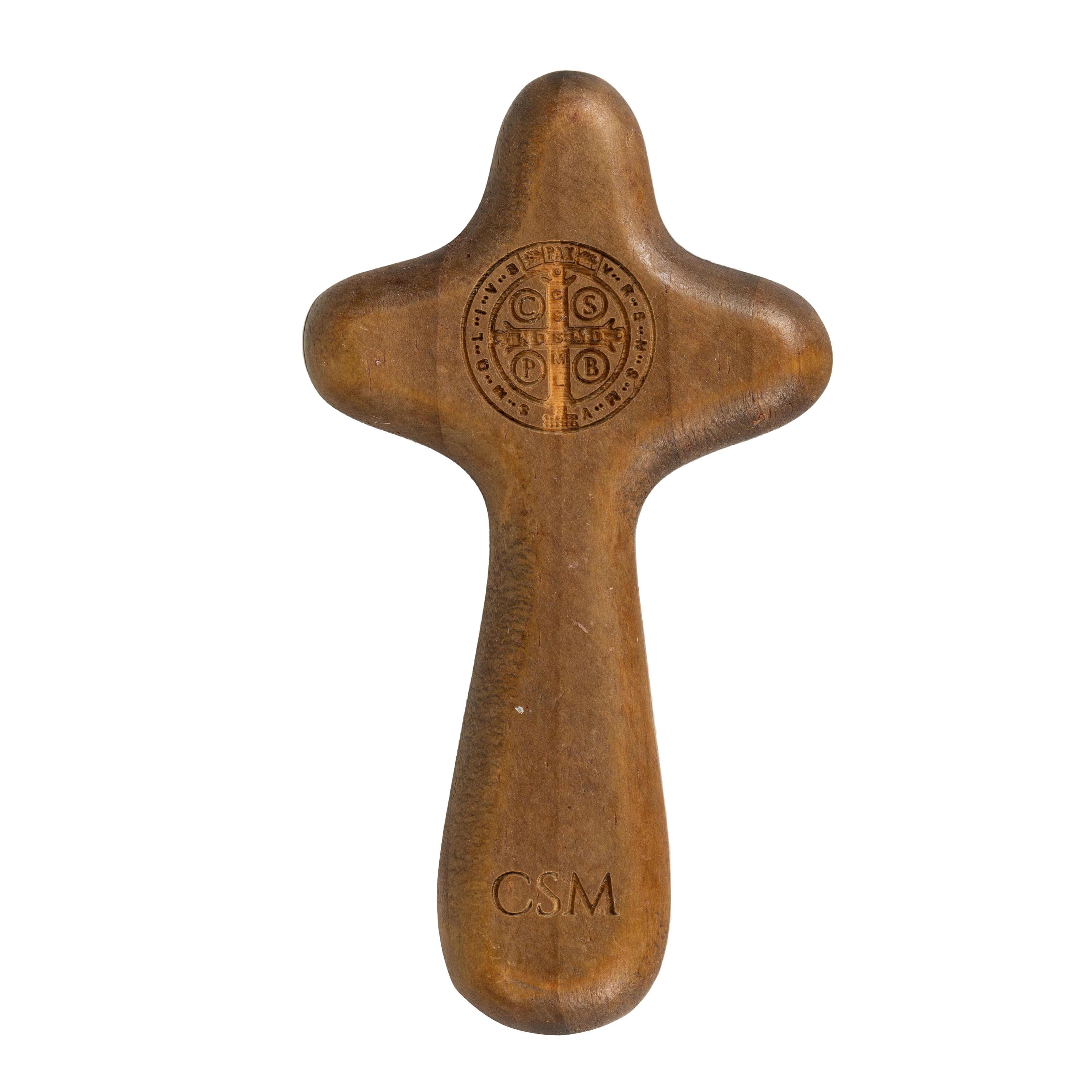 Personalized St. Benedict Medal Comfort Cross - Image 3