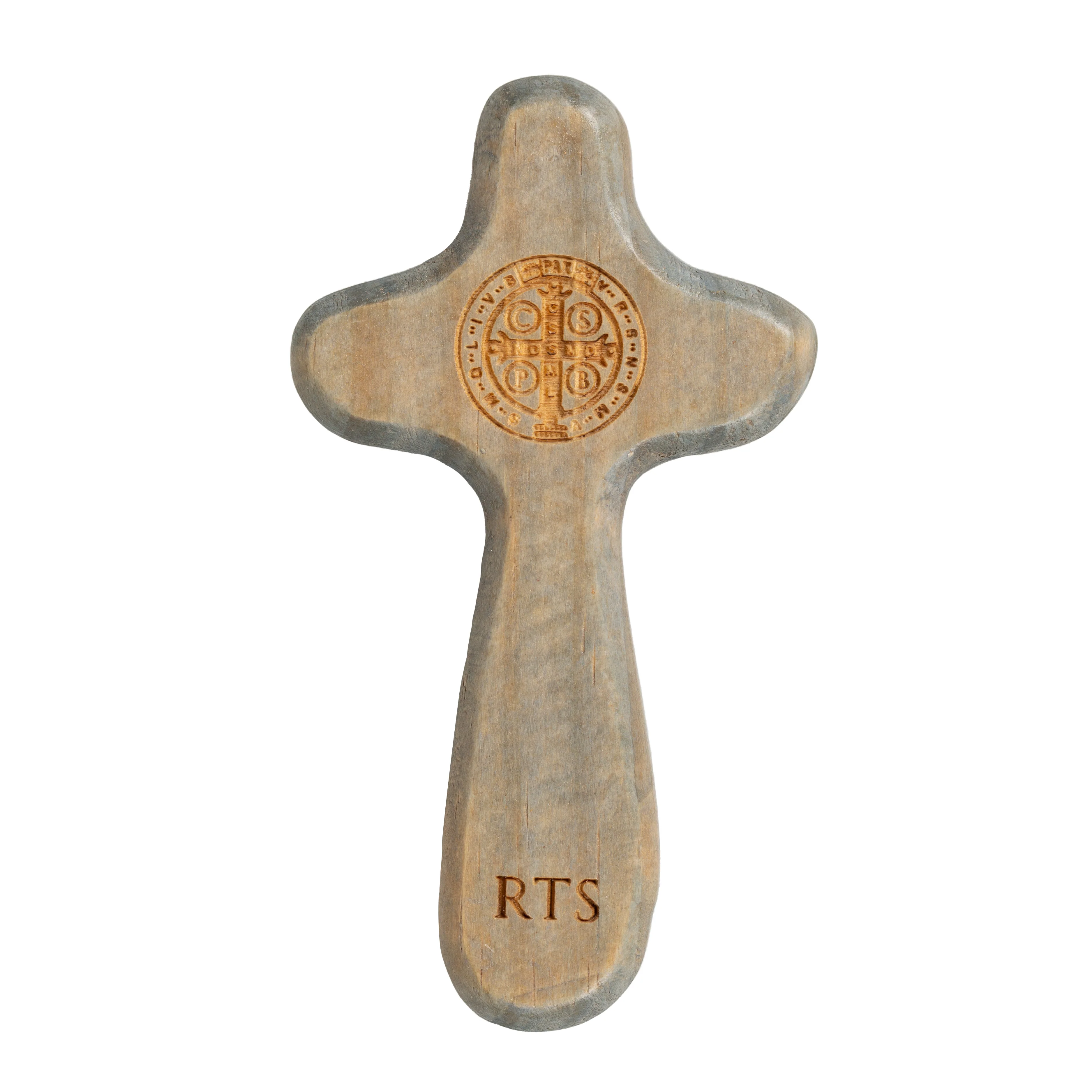 Personalized St. Benedict Medal Comfort Cross - Image 7