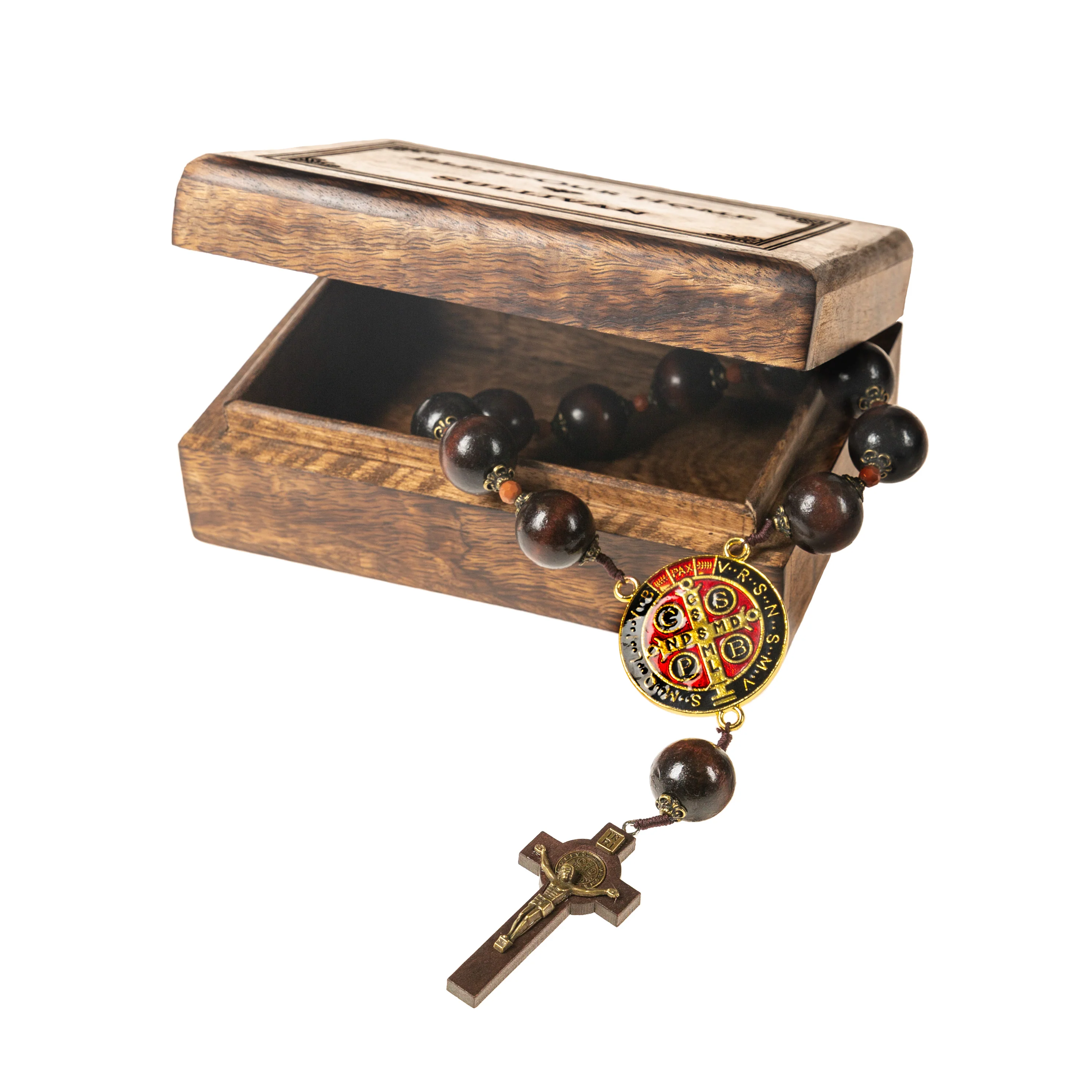 Personalized St. Benedict Rosary Home Blessing Set - Image 2