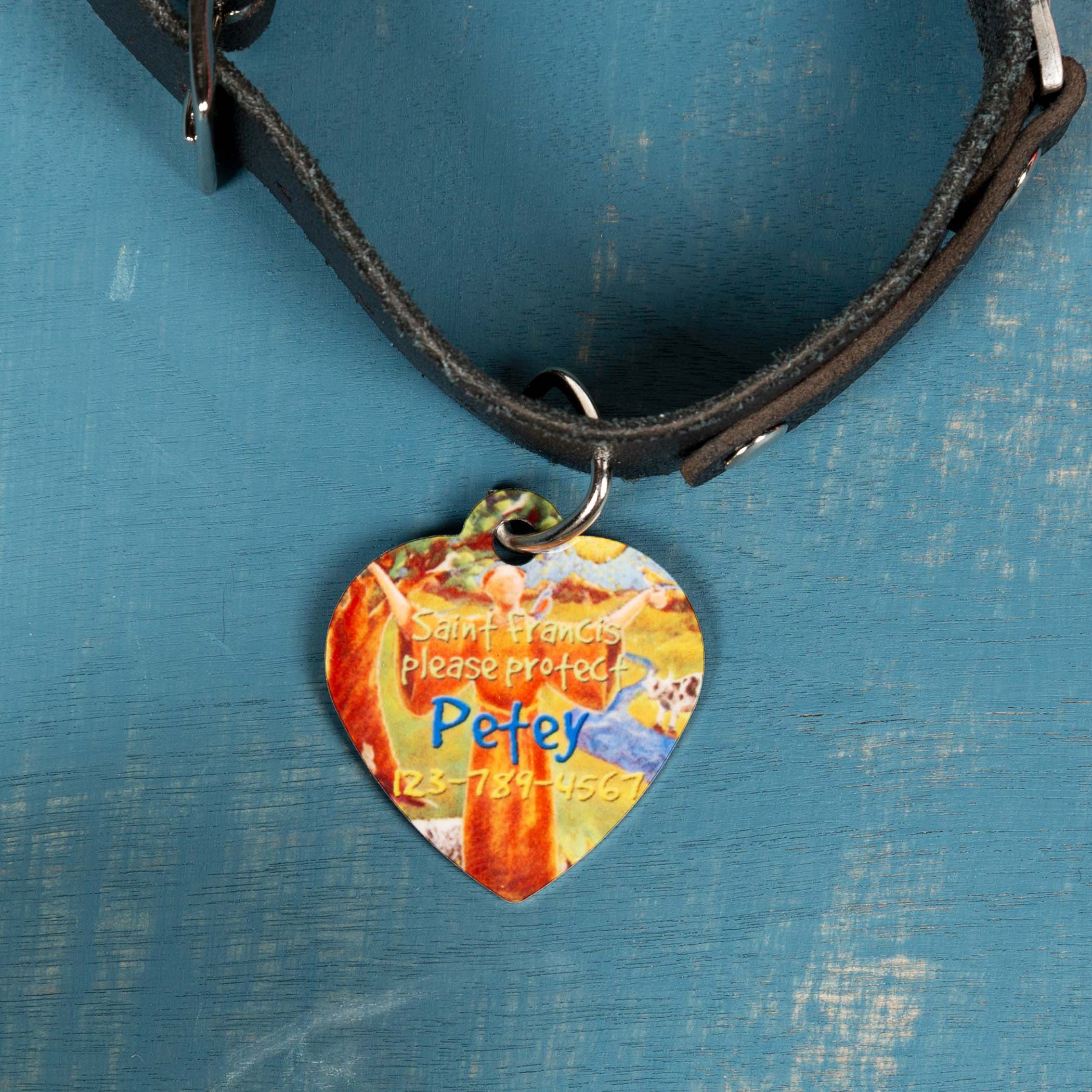Personalized St. Francis Pet Tag - Image 2