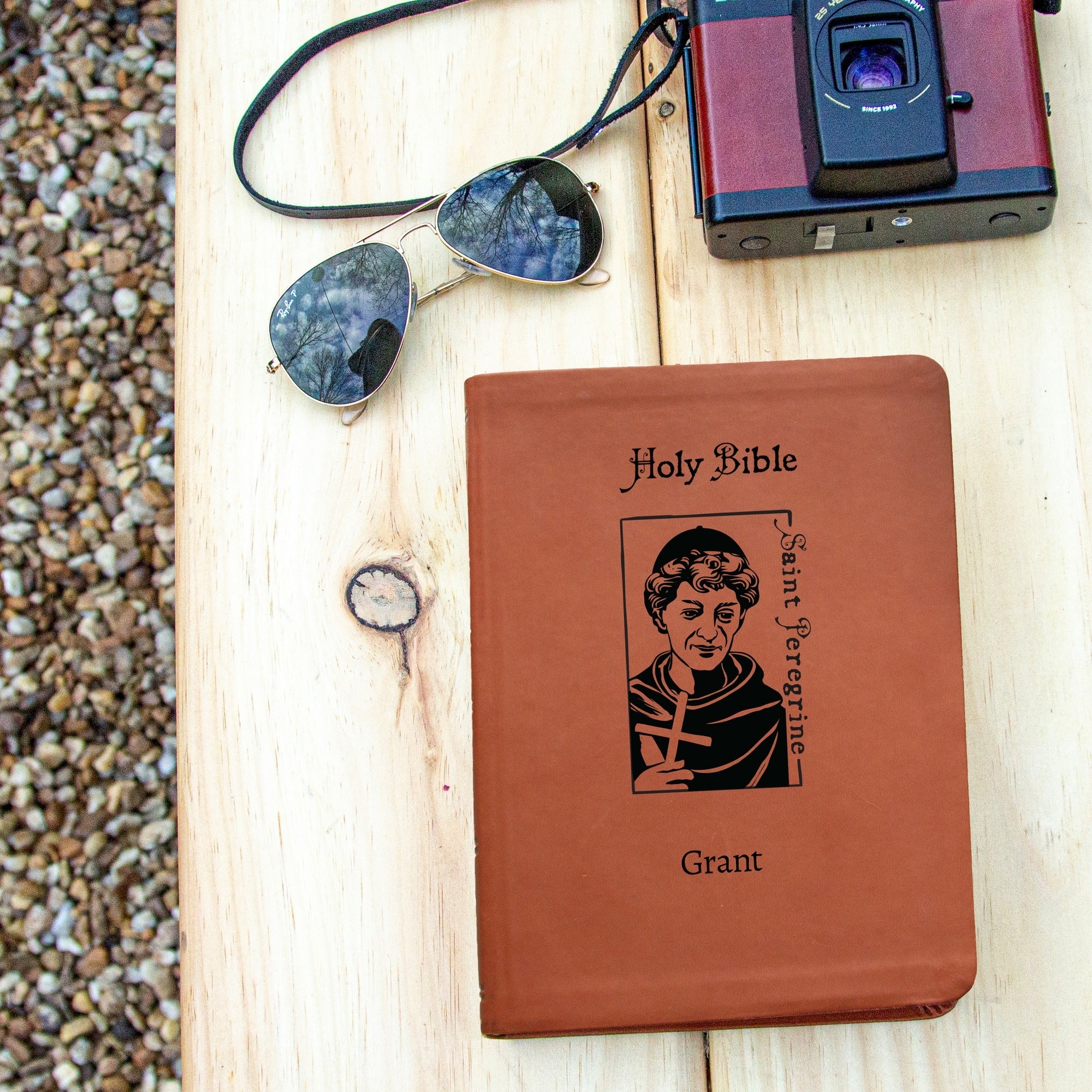 Personalized St. Peregrine Bible
