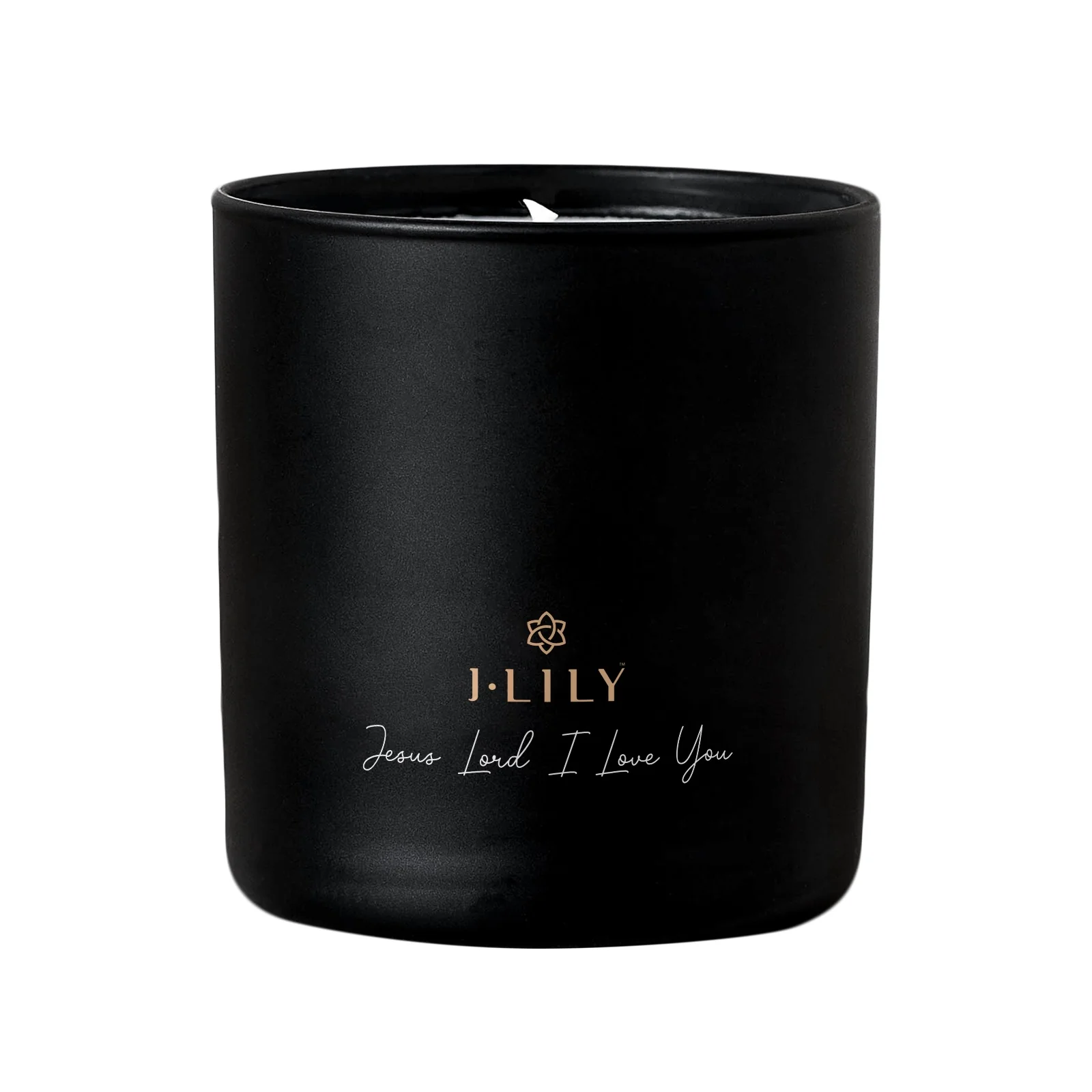 Philippians 4:6 Black Candle - Image 3