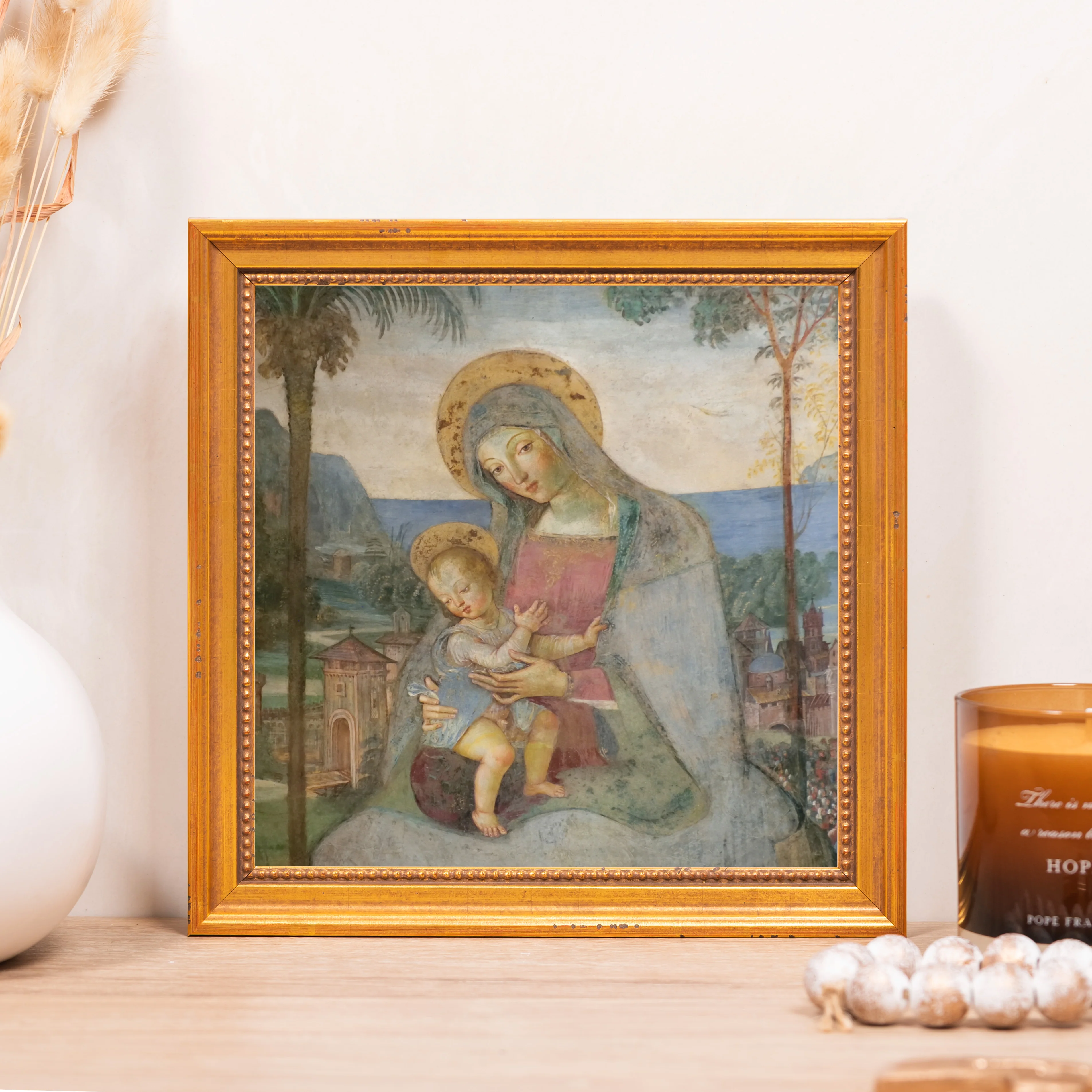 Pinturicchio Madonna & Child Framed Canvas - Sacred Mini Collection - Image 5