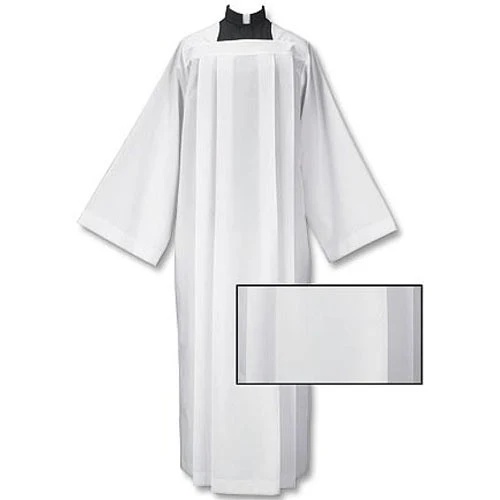 Plain Box Pleated Alb - Image 3