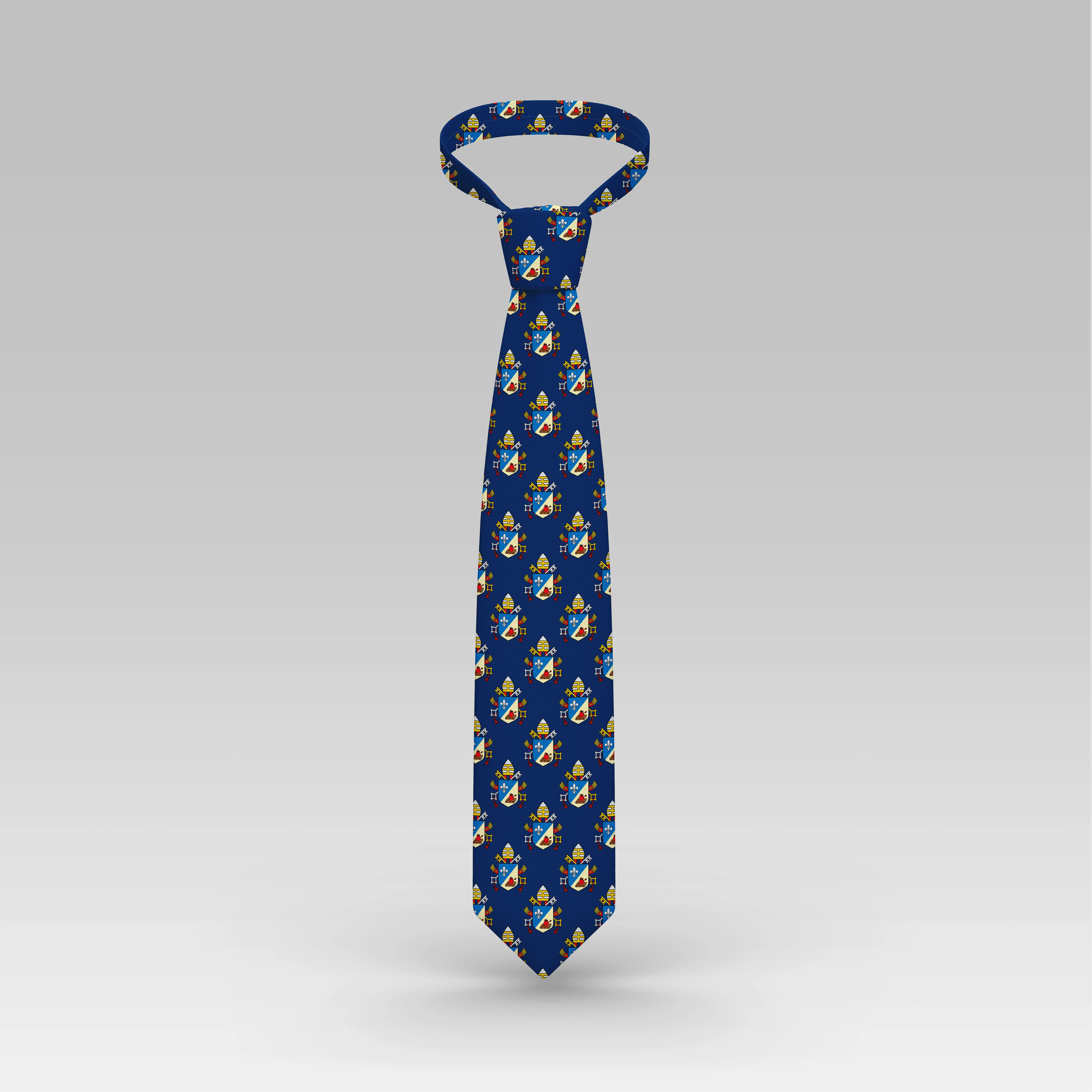 Pope Leo XIV Navy Necktie - Image 2