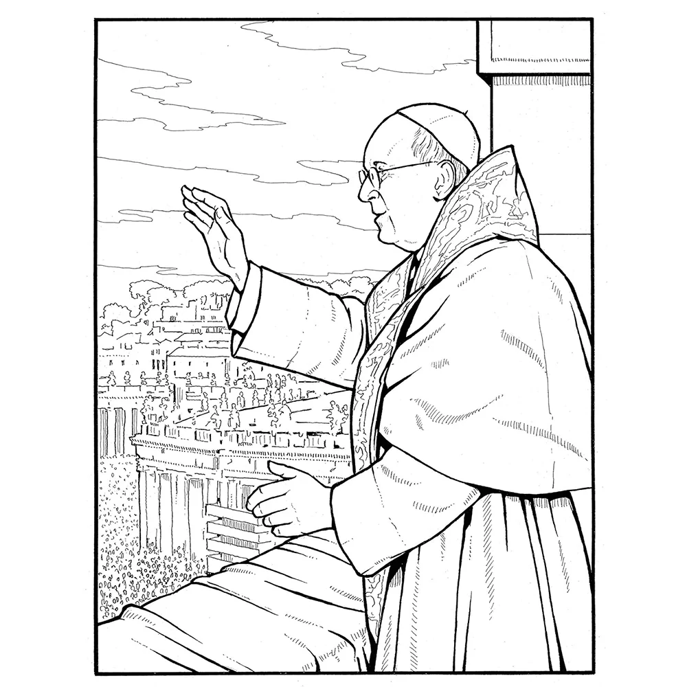Popes Coloring Book - Image 5