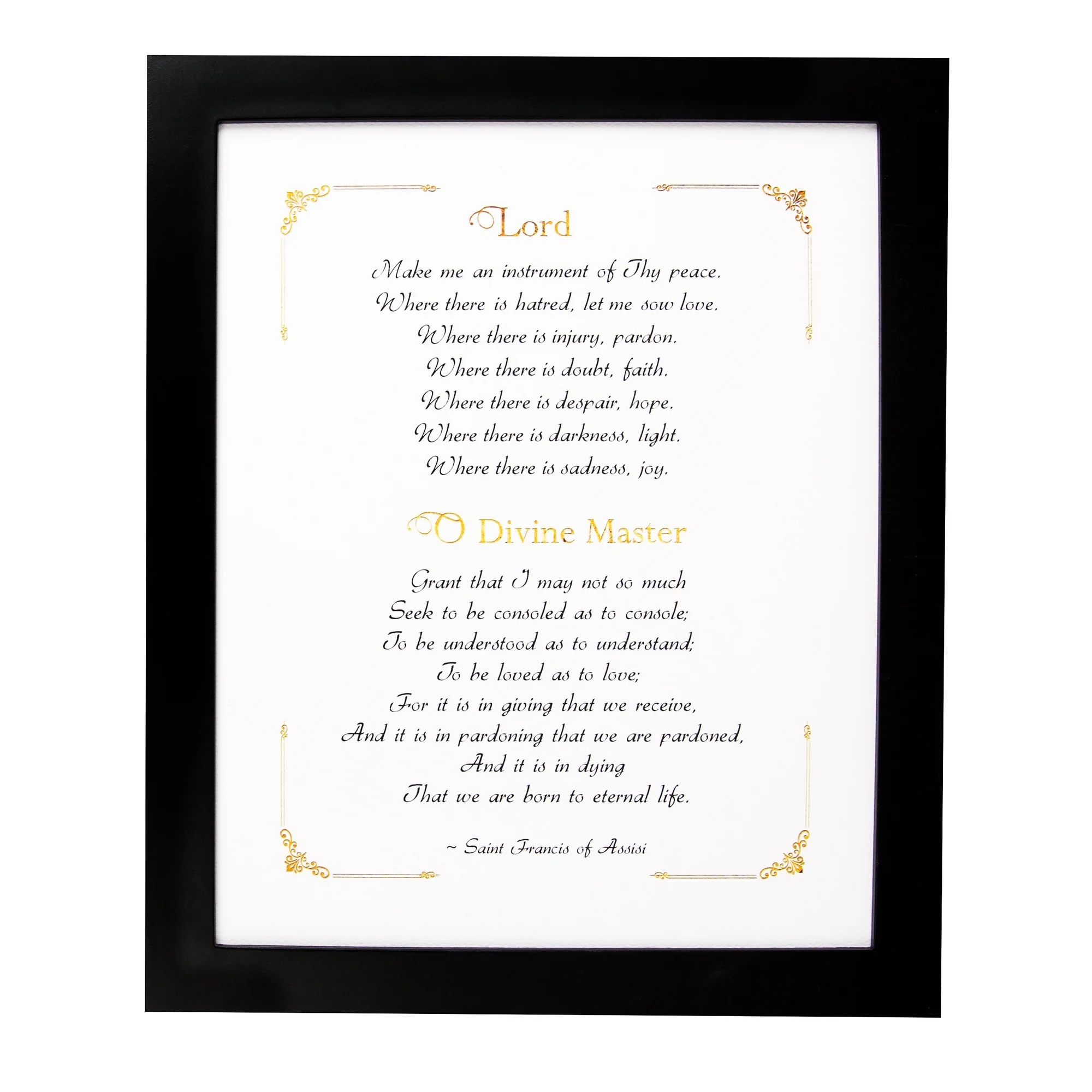 Prayer of Saint Francis Framed Print - Image 2