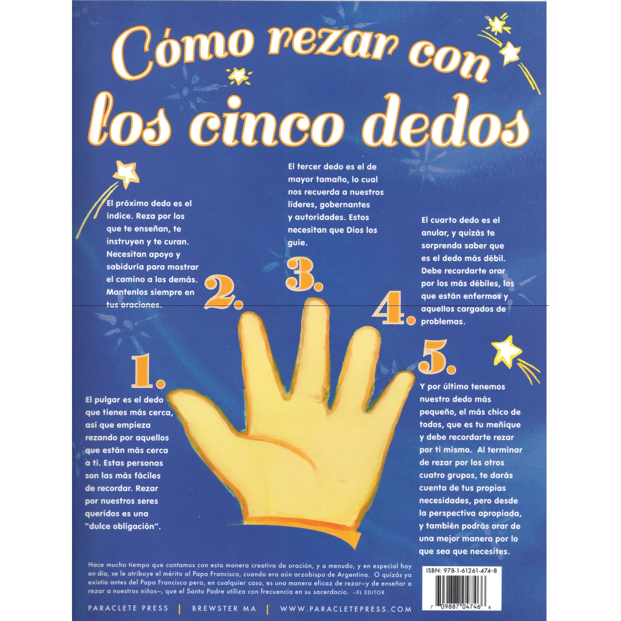 Praying with Your Five Fingers Laminated Card - Image 2