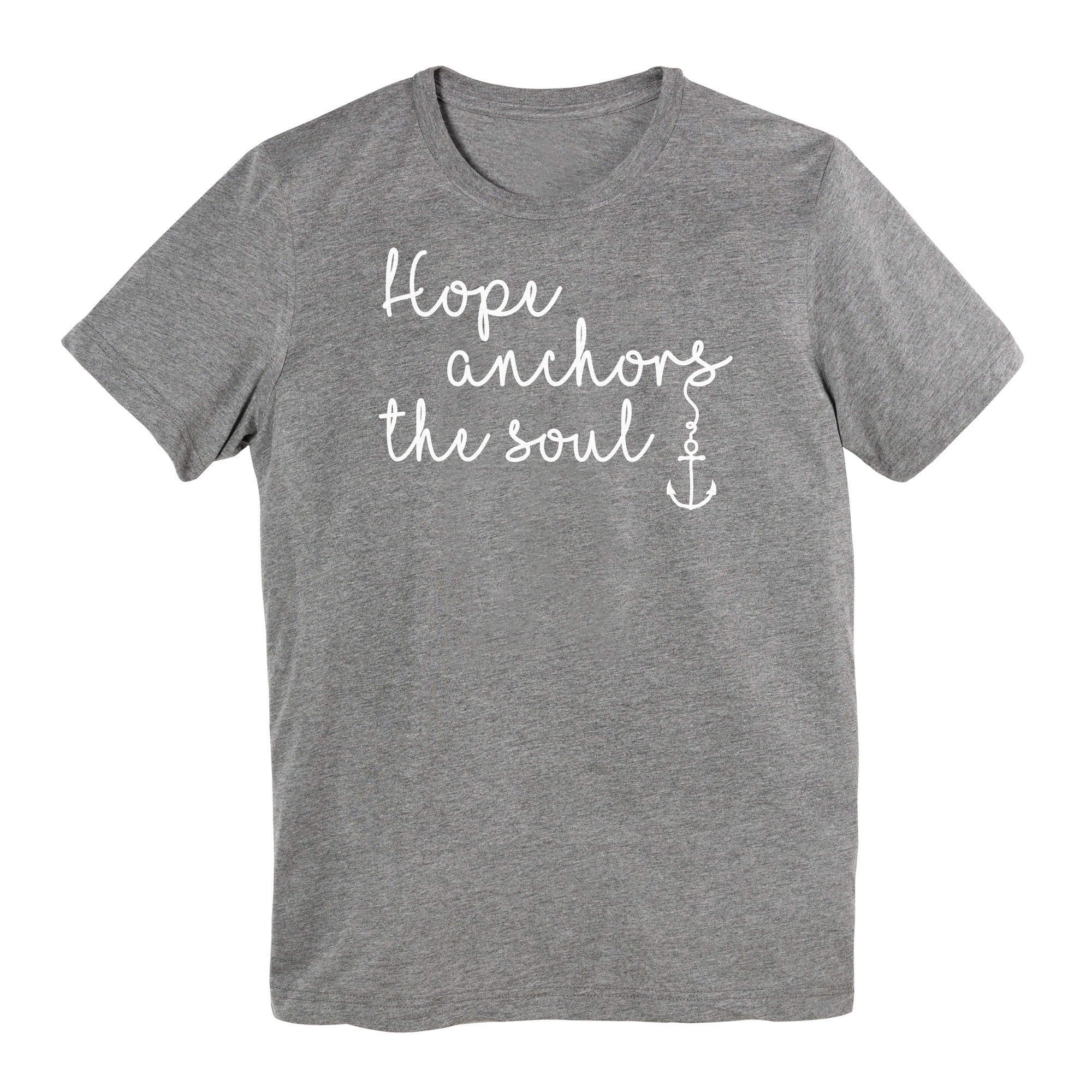 PrayStrong Hope Anchors the Soul Short Sleeve T-Shirt - Image 7