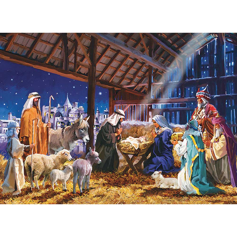 Presenting the Gifts Nativity Puzzle - 1000 Pieces - Image 2