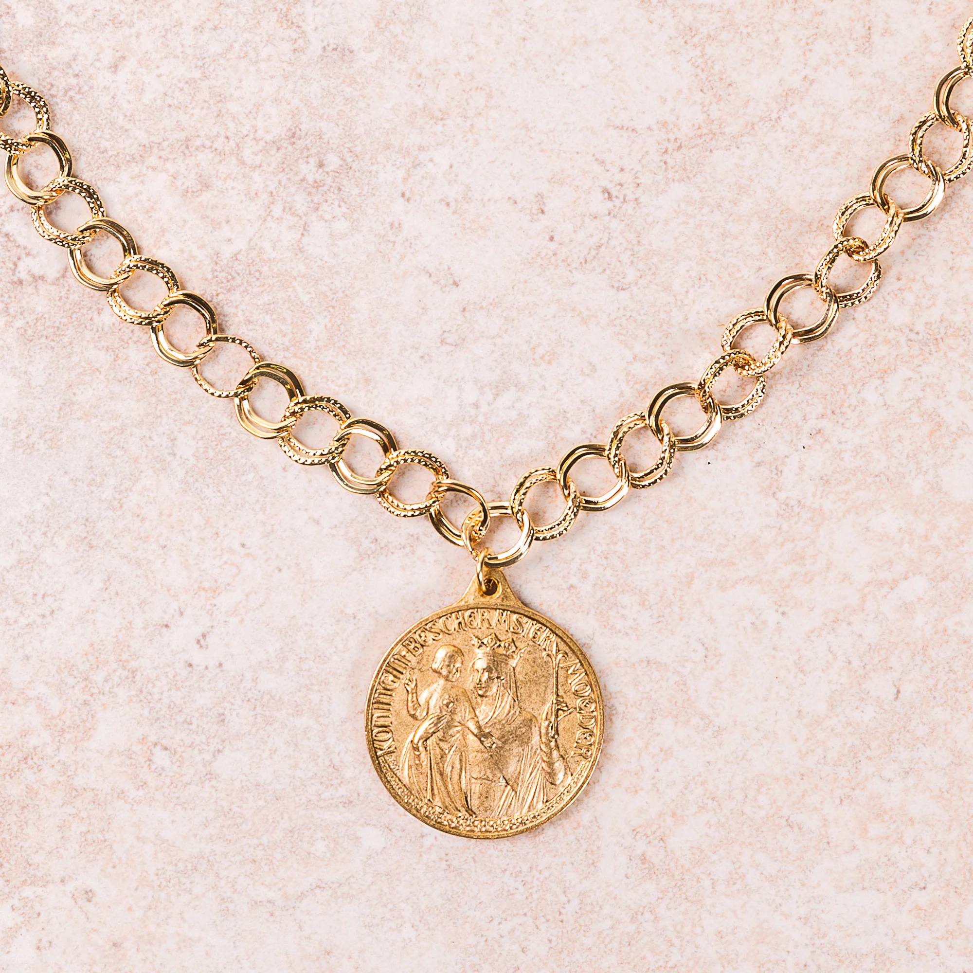 Queen Mary Medallion Necklace