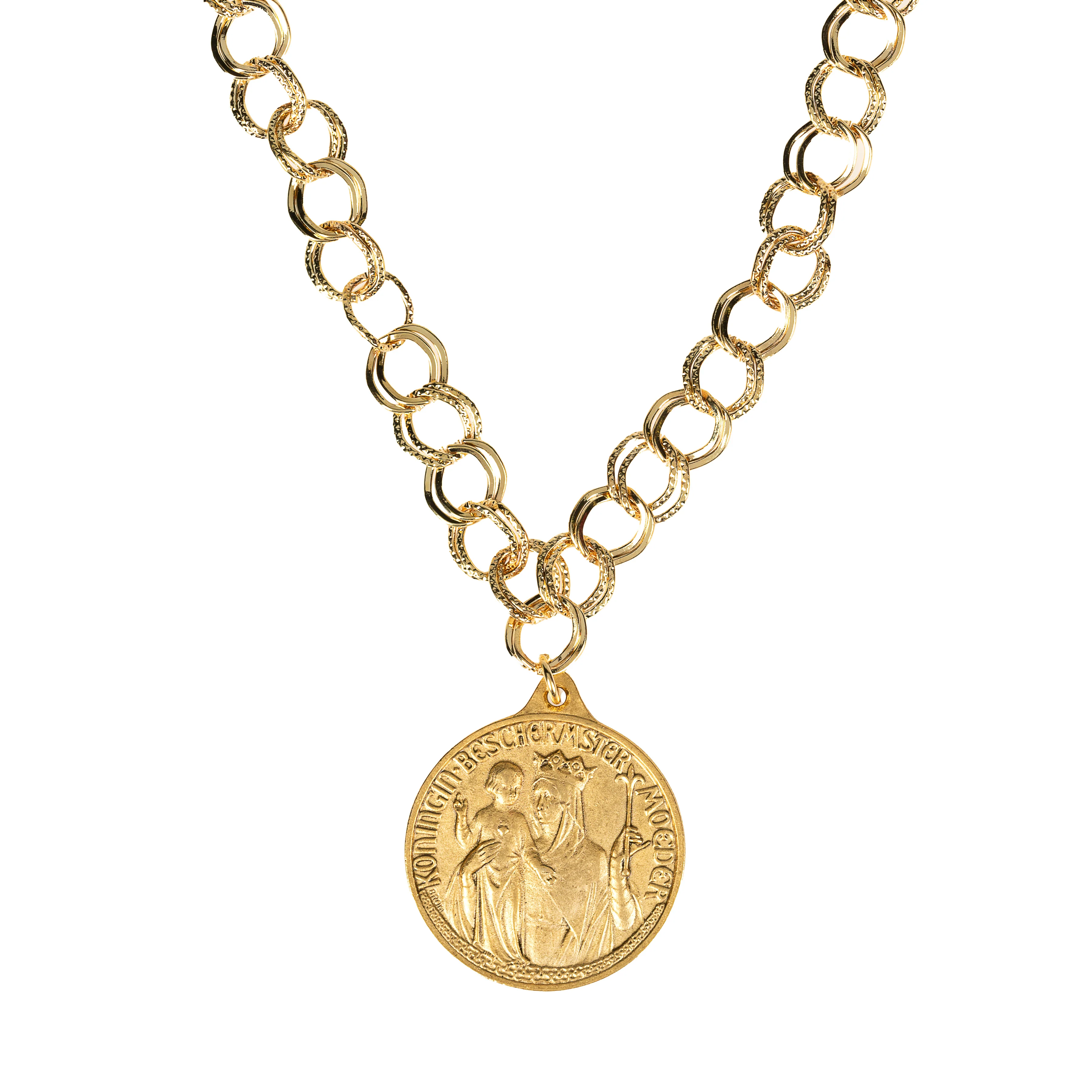 Queen Mary Medallion Necklace - Image 3