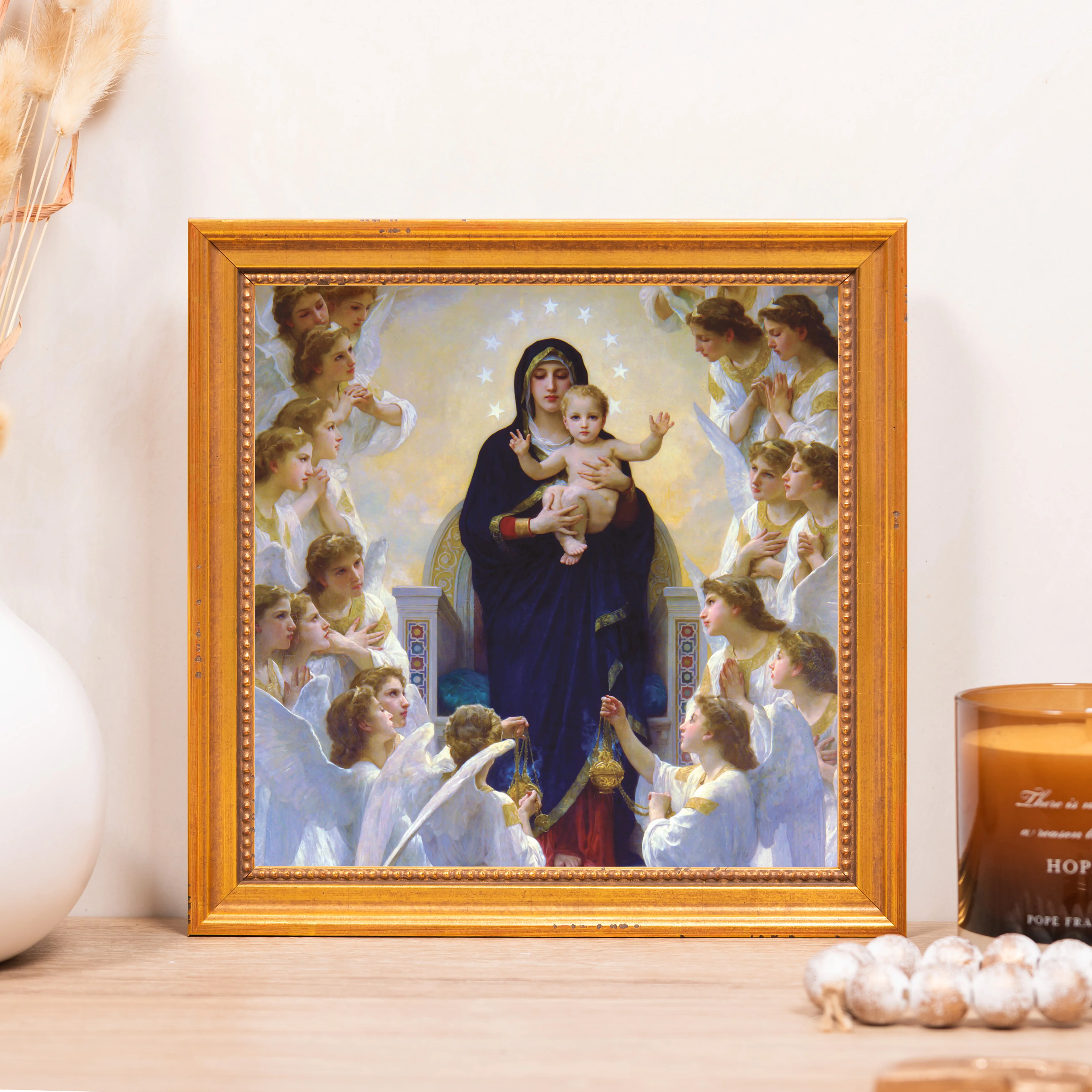 Queen of Angels Framed Canvas - Sacred Mini Collection - Image 4