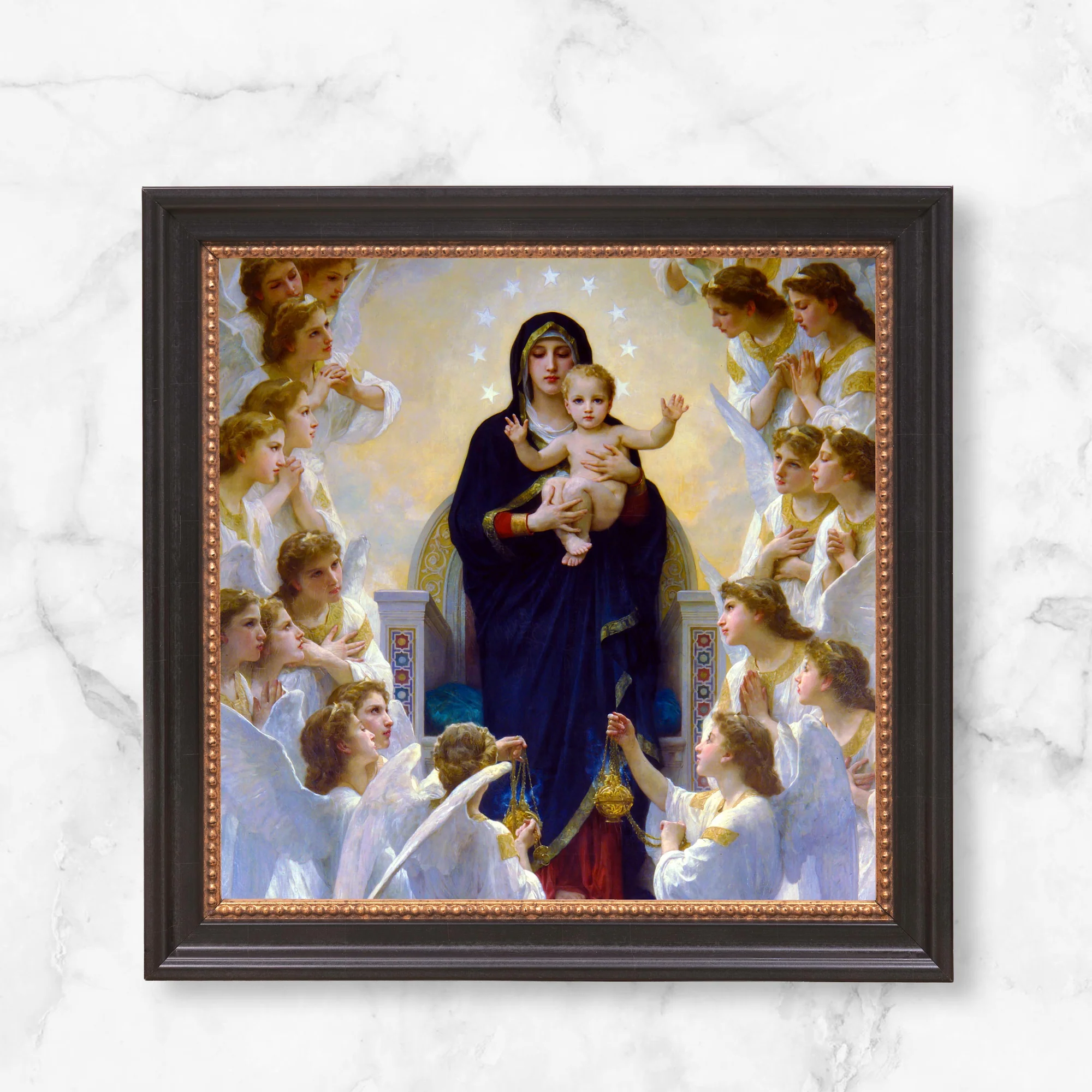 Queen of Angels Framed Canvas - Sacred Mini Collection - Image 9