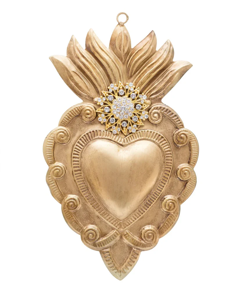 Radiant Sacred Heart Wall Plaque - 9.25"