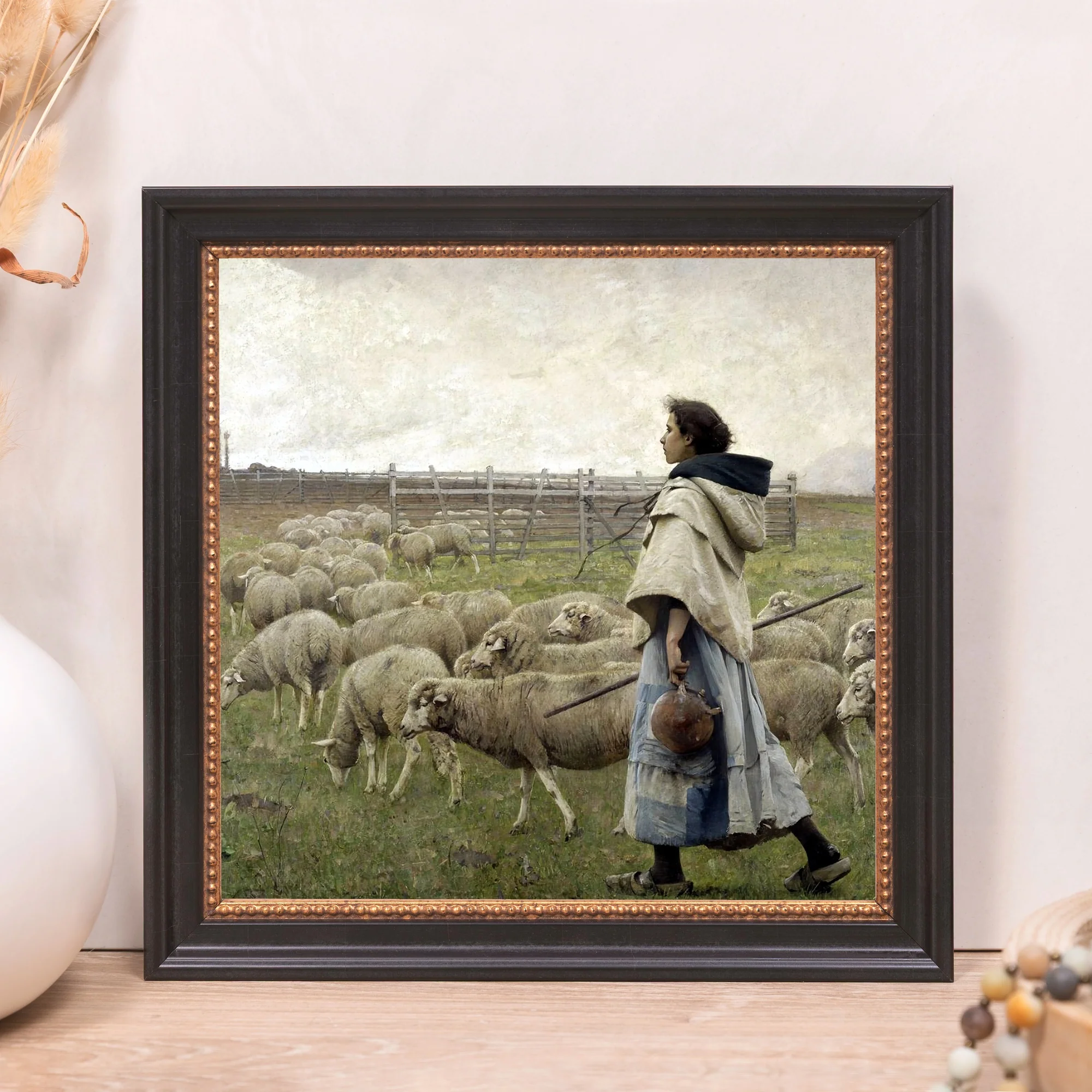 Return of the Flock Framed Canvas - Sacred Mini Collection - Image 10