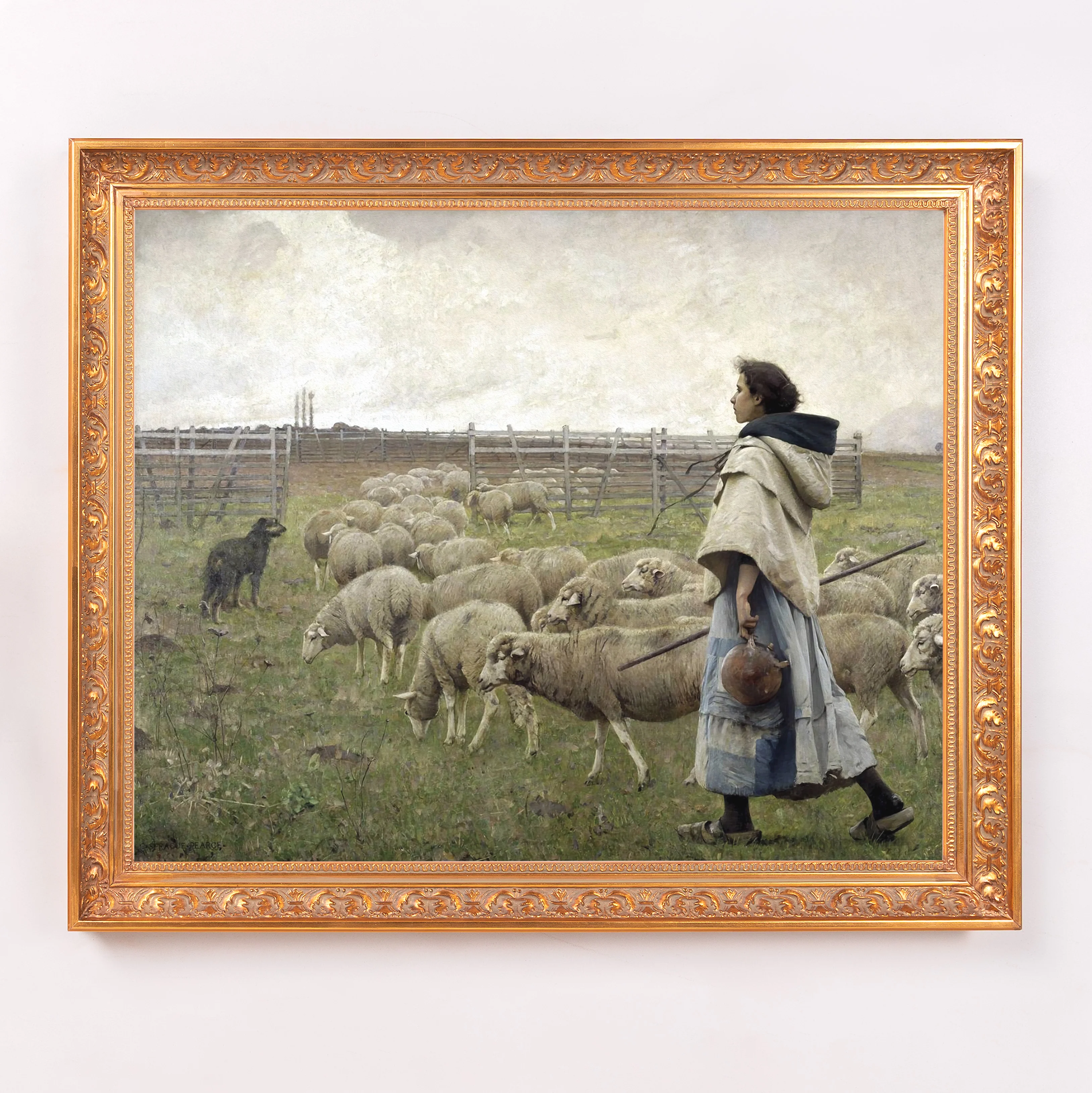 Return of the Flock Framed Canvas - Sacred Signature Collection - Image 2