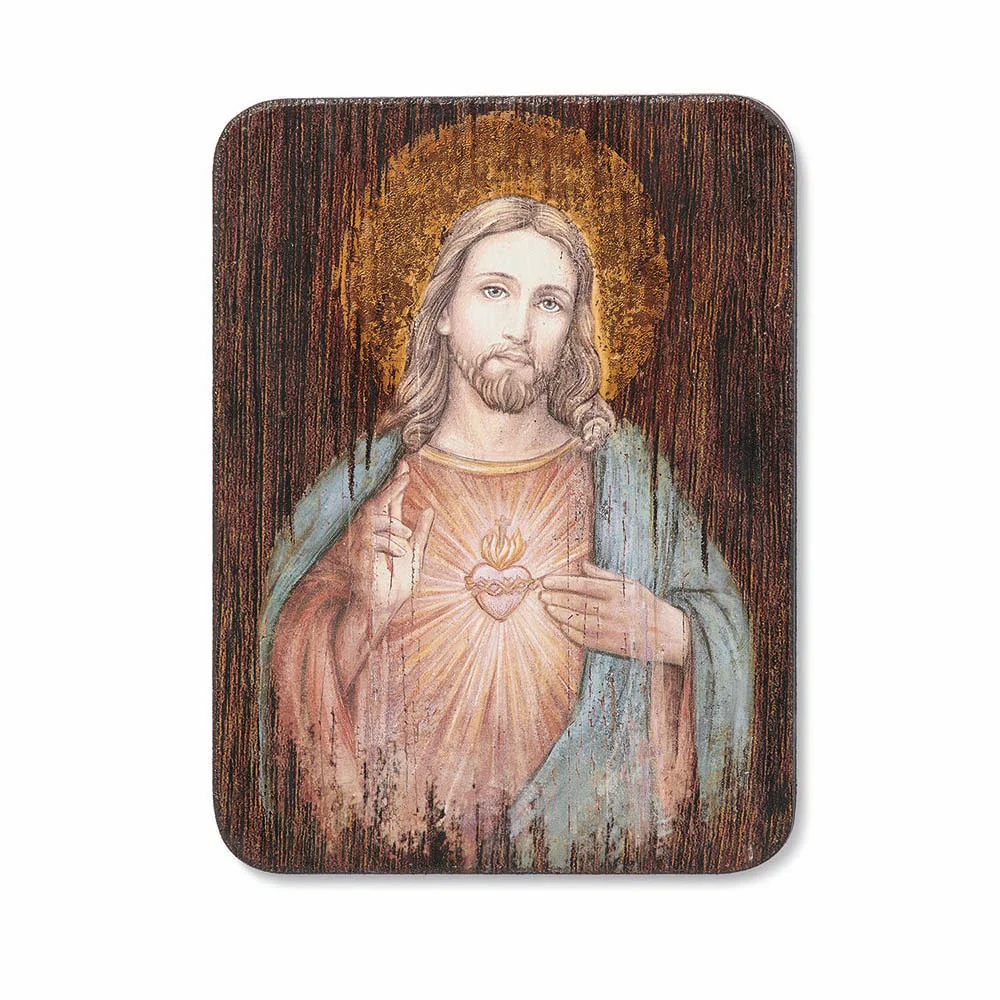 Rustic Wooden Wall Plaque - 8"