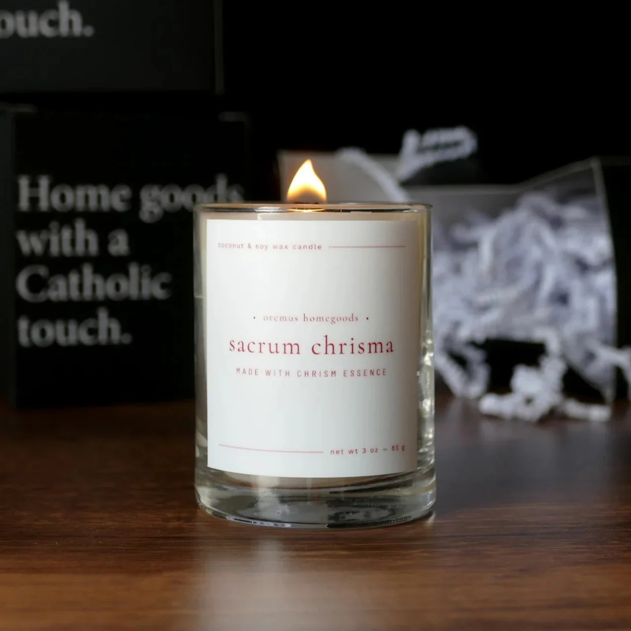 Sacred Chrism Essential Oil Candle