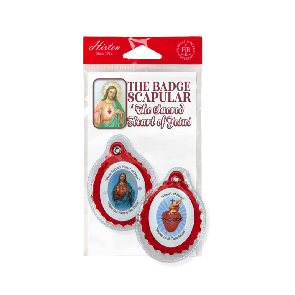 Sacred Heart Badge & Card