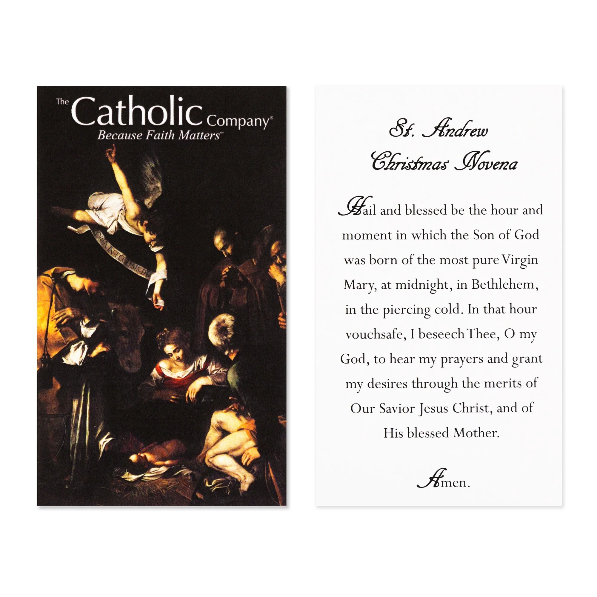 Saint Andrew Prayer Card